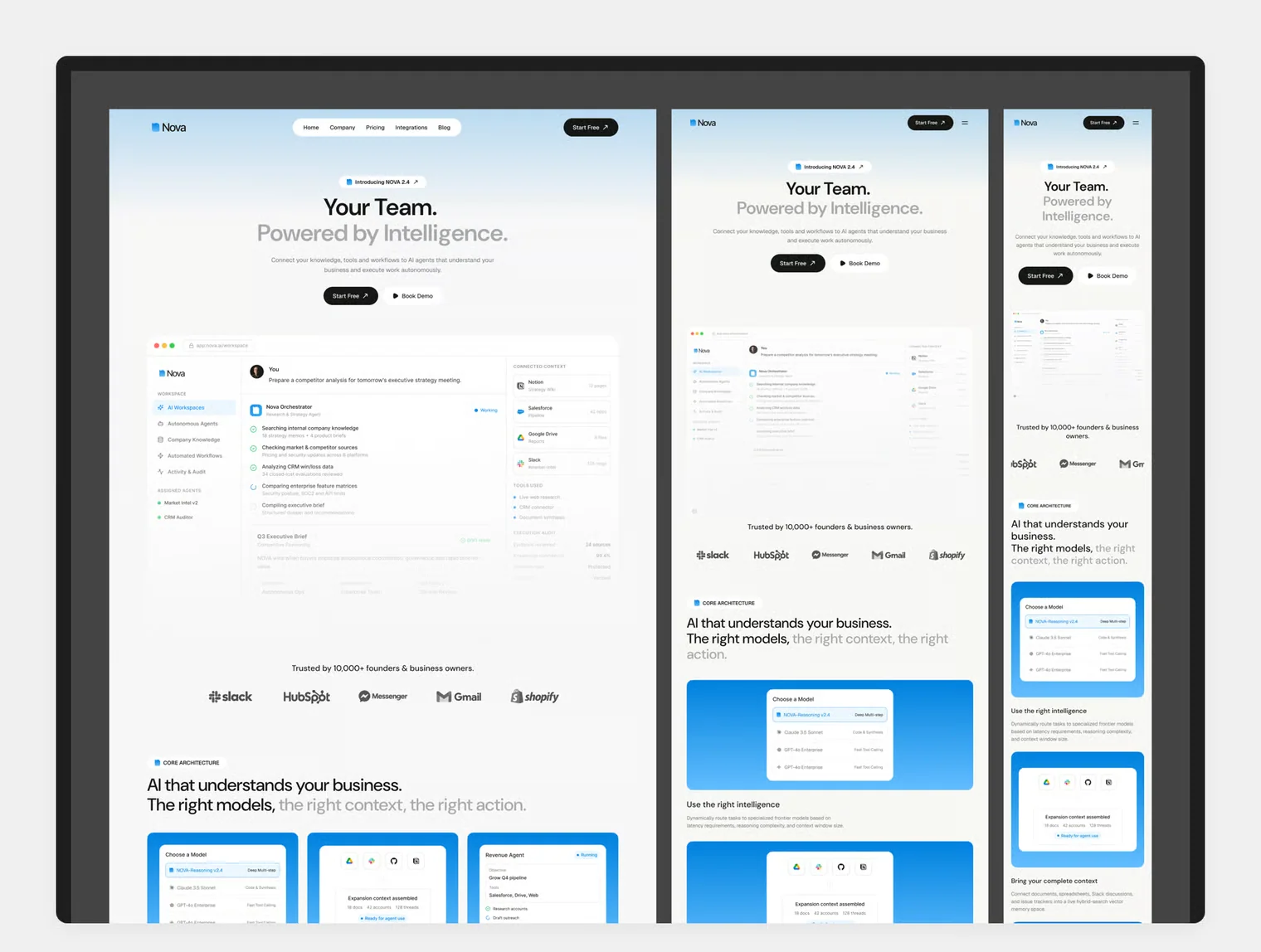 NovaOS – AI SaaS Template 2