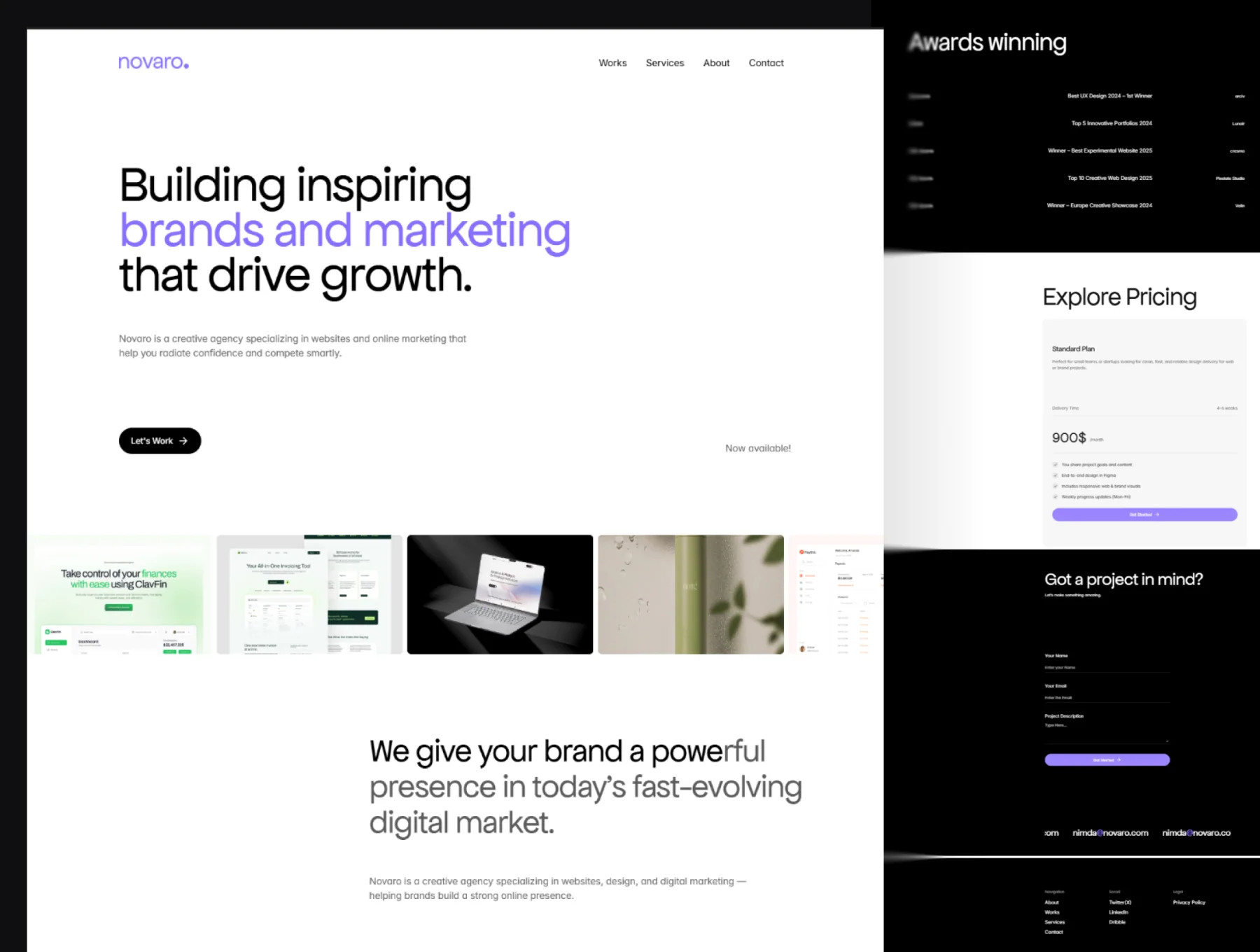 Novaro - Creative & Marketing Agency 2