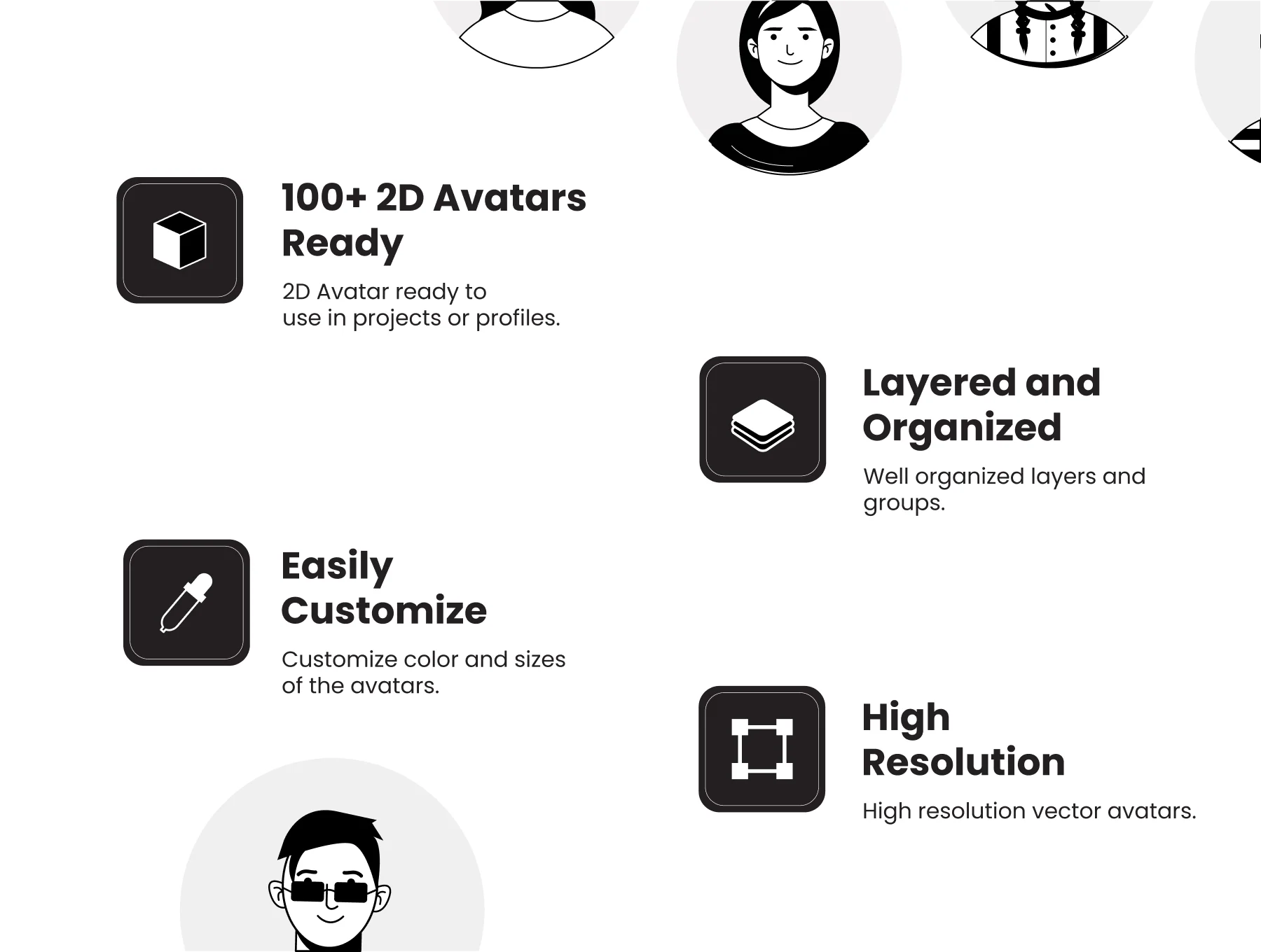 Novatars 2D Avatars 3