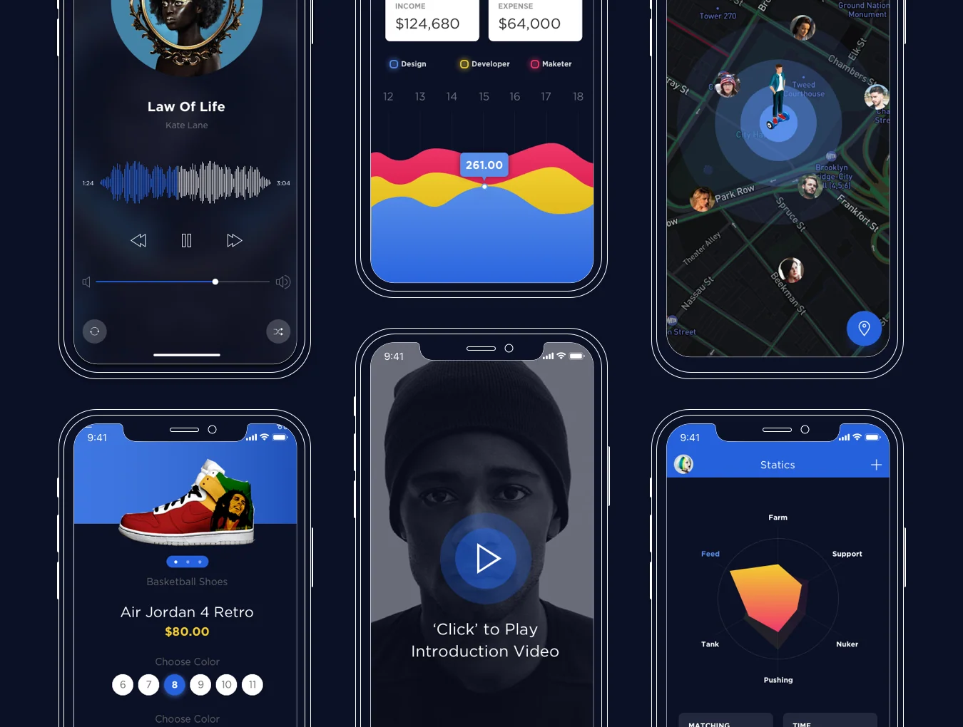 Noway Mobile App UI Kit 6