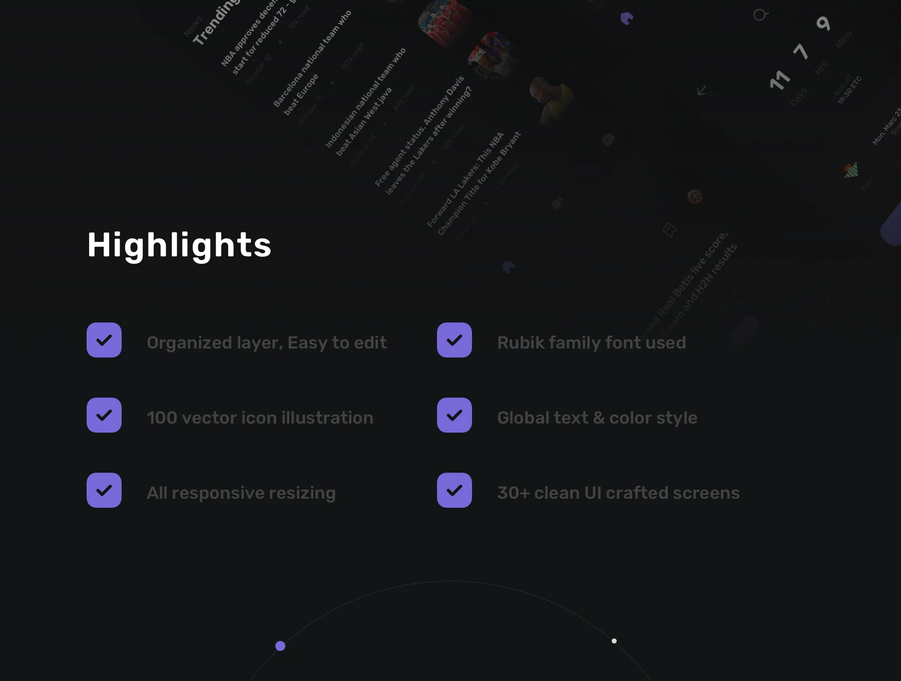 NoxSporty - Sport News UI KIT 2