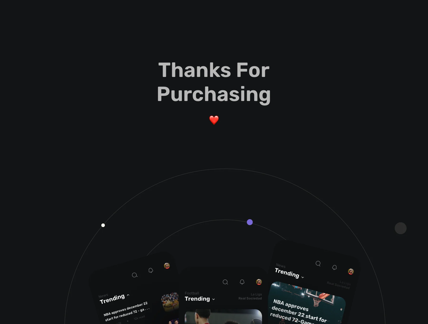 NoxSporty - Sport News UI KIT 6