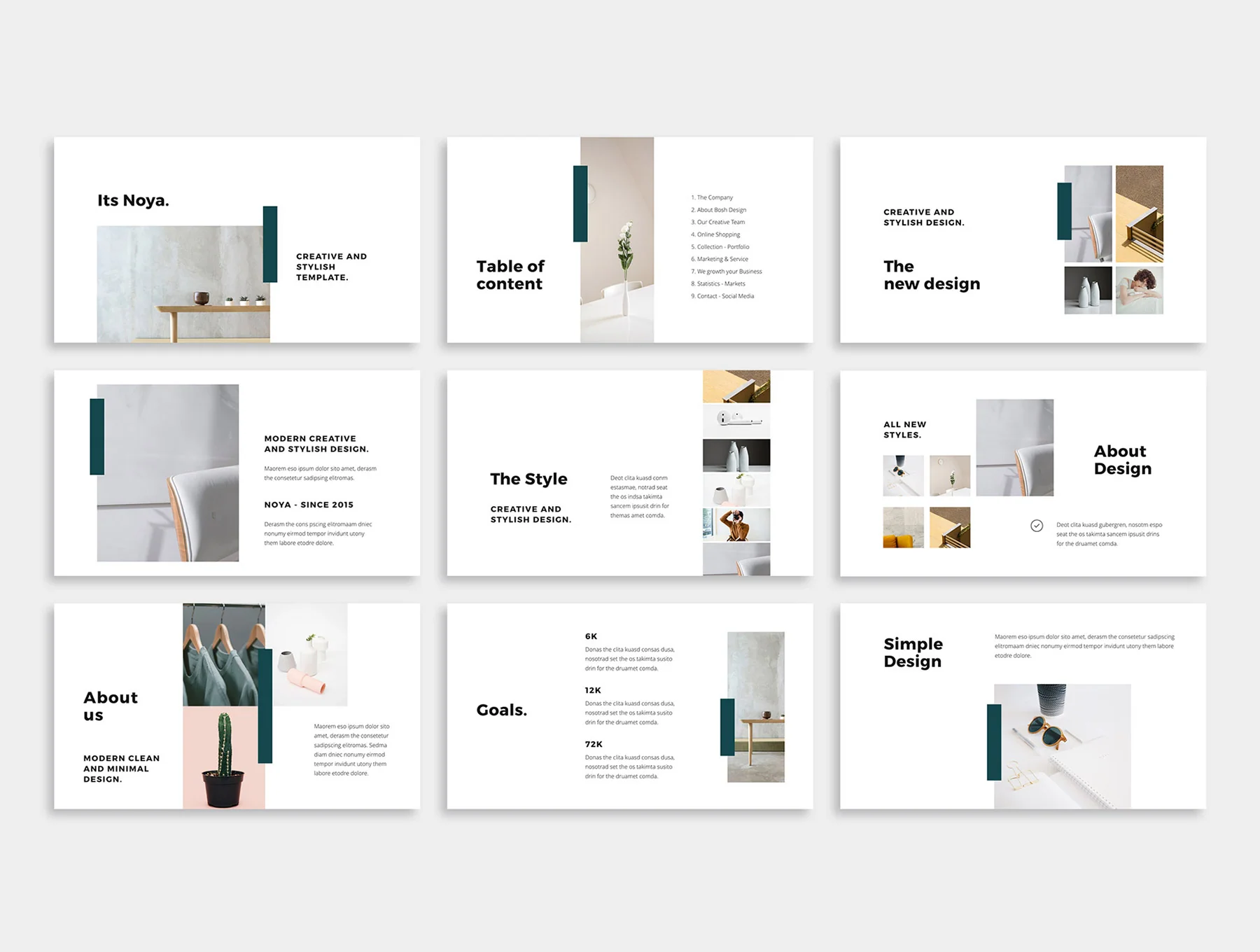 NOYA - Modern Keynote Template