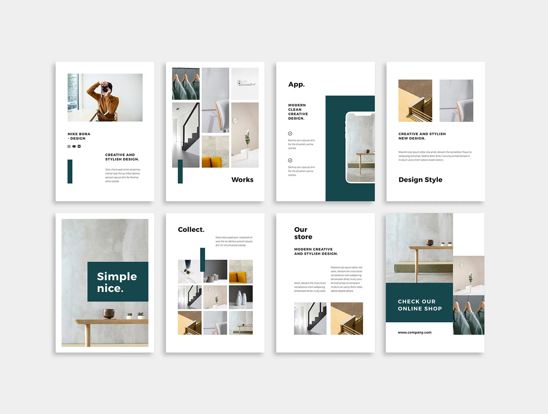 NOYA - Vertical Powerpoint Template 3