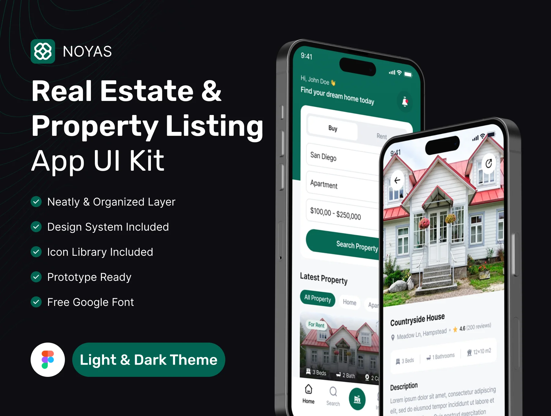 Noyas - Real Estate App UI Kit