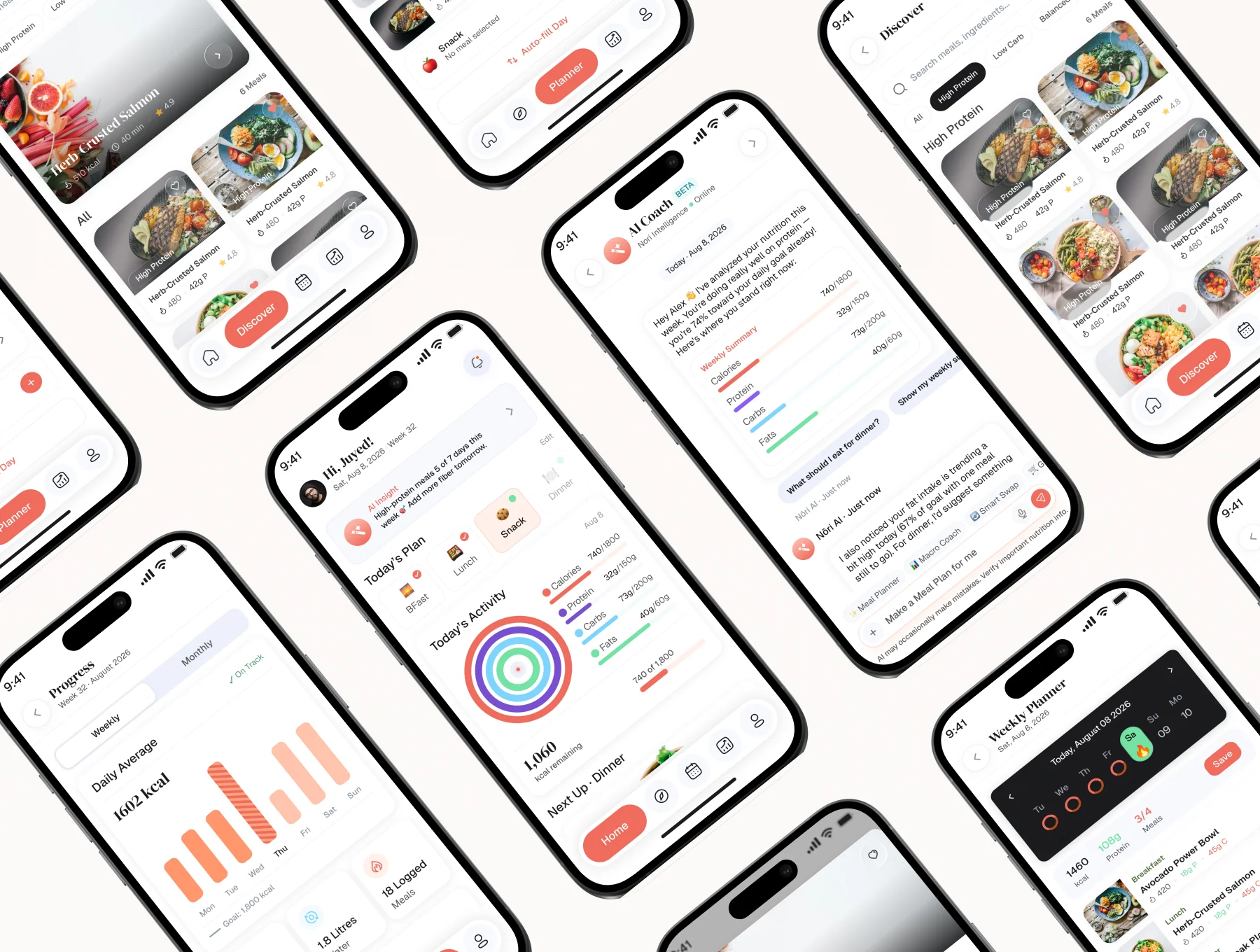 Nōri - AI Meal Prep & Wellness Mobile UI Kit 4