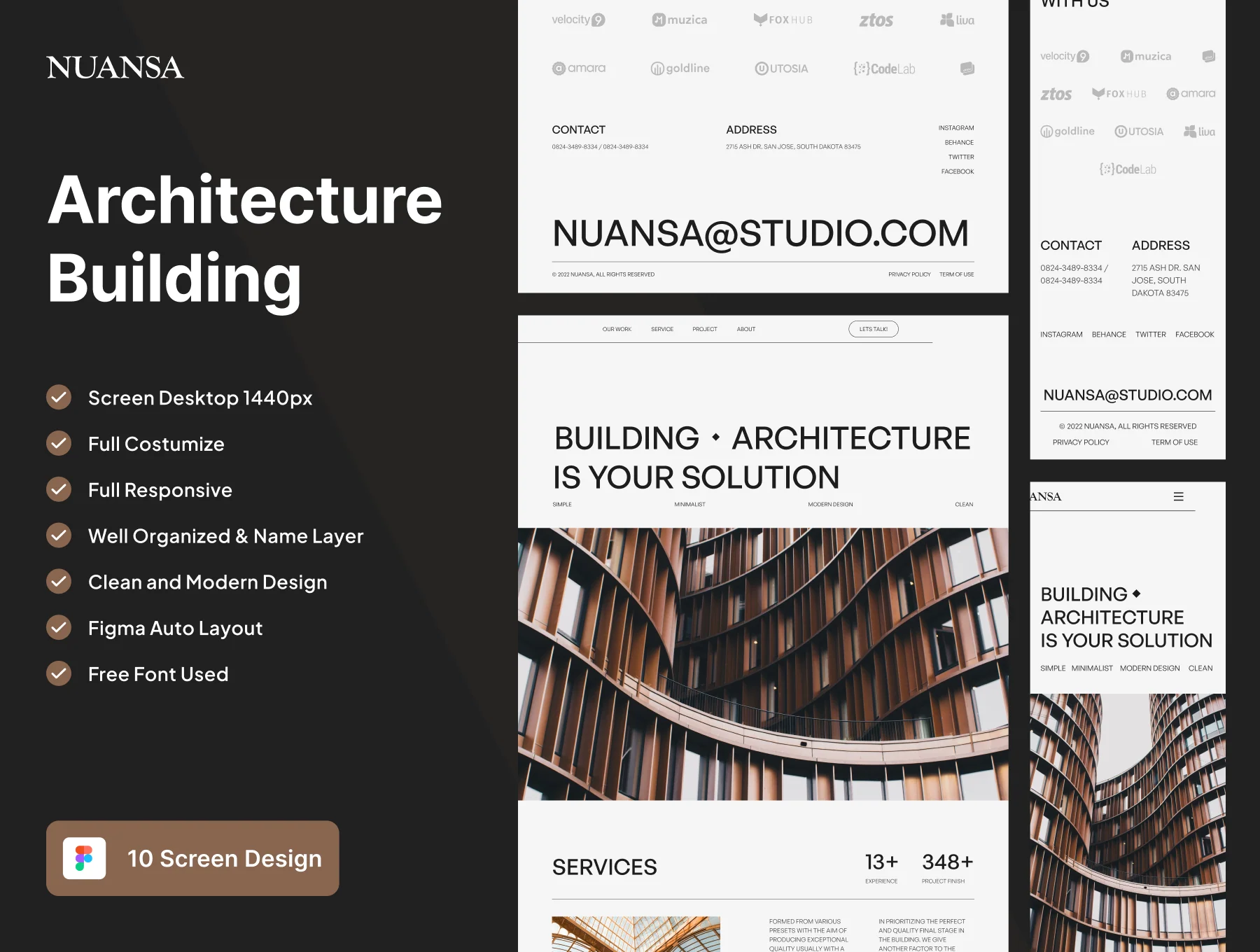 Nuansa - Architecture Website Template