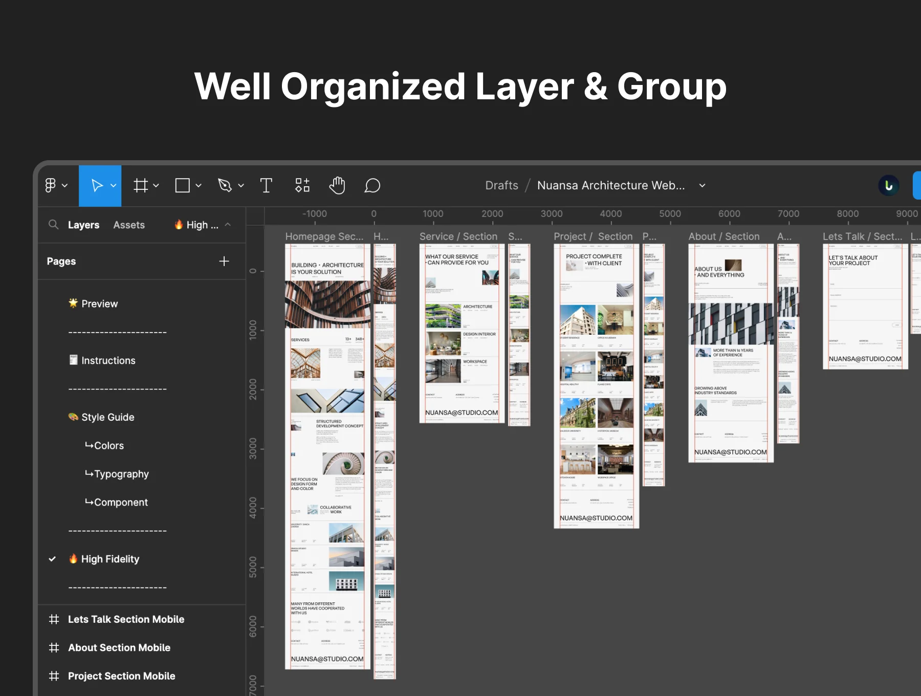 Nuansa - Architecture Website Template 4