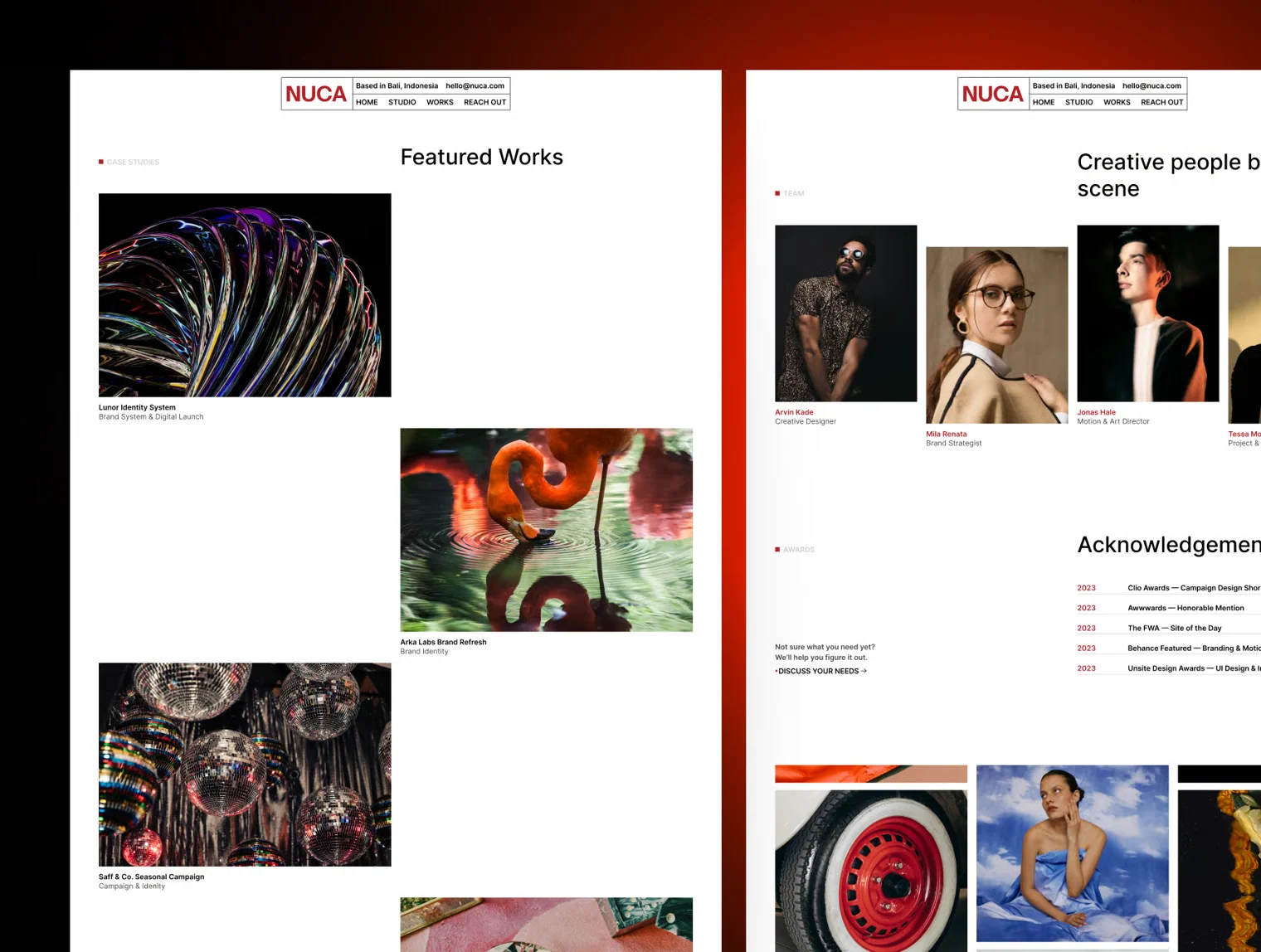 NUCA - Agency & Studio Framer Template 4