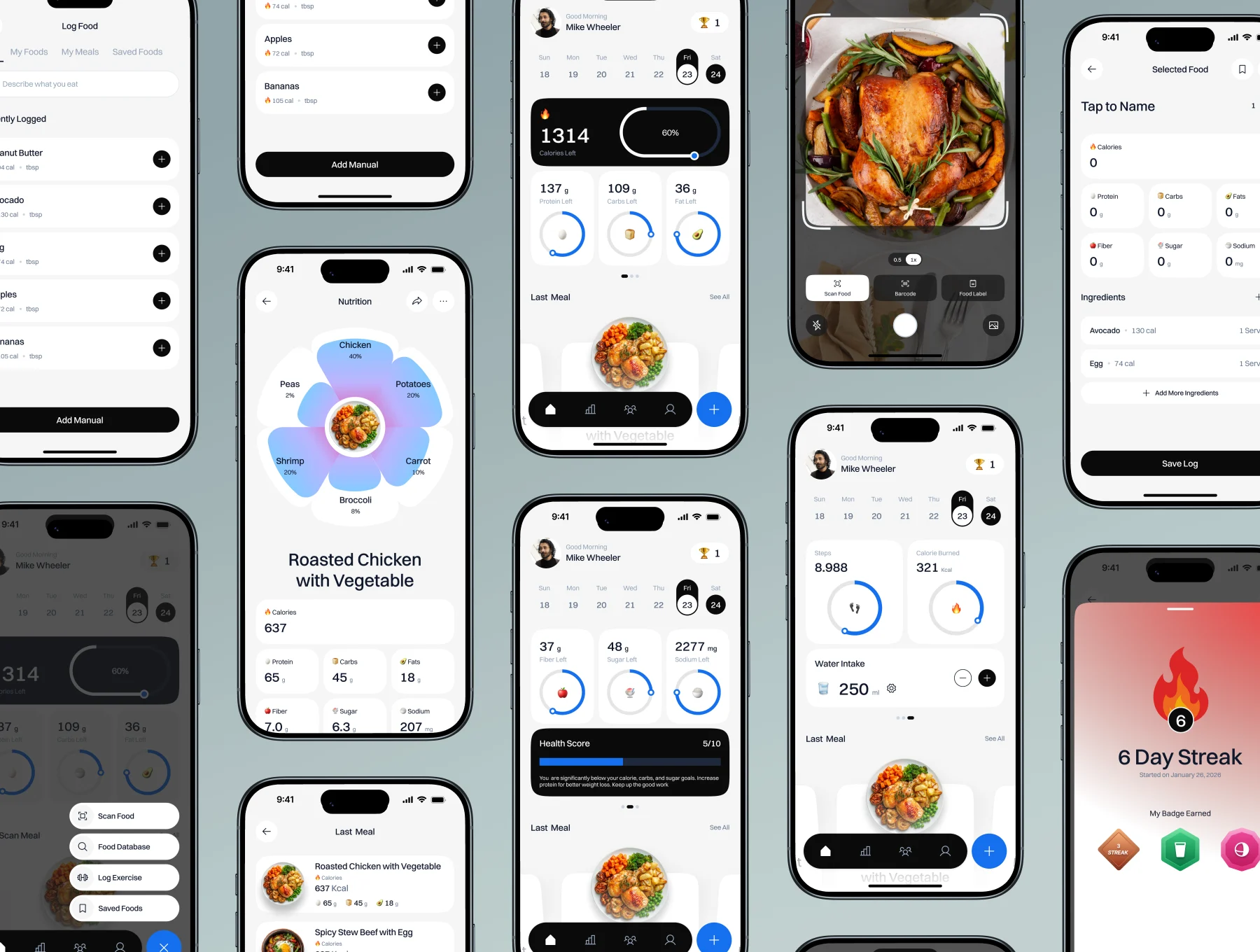 NucaAI – Nutrition & Calories App UI Kit 2