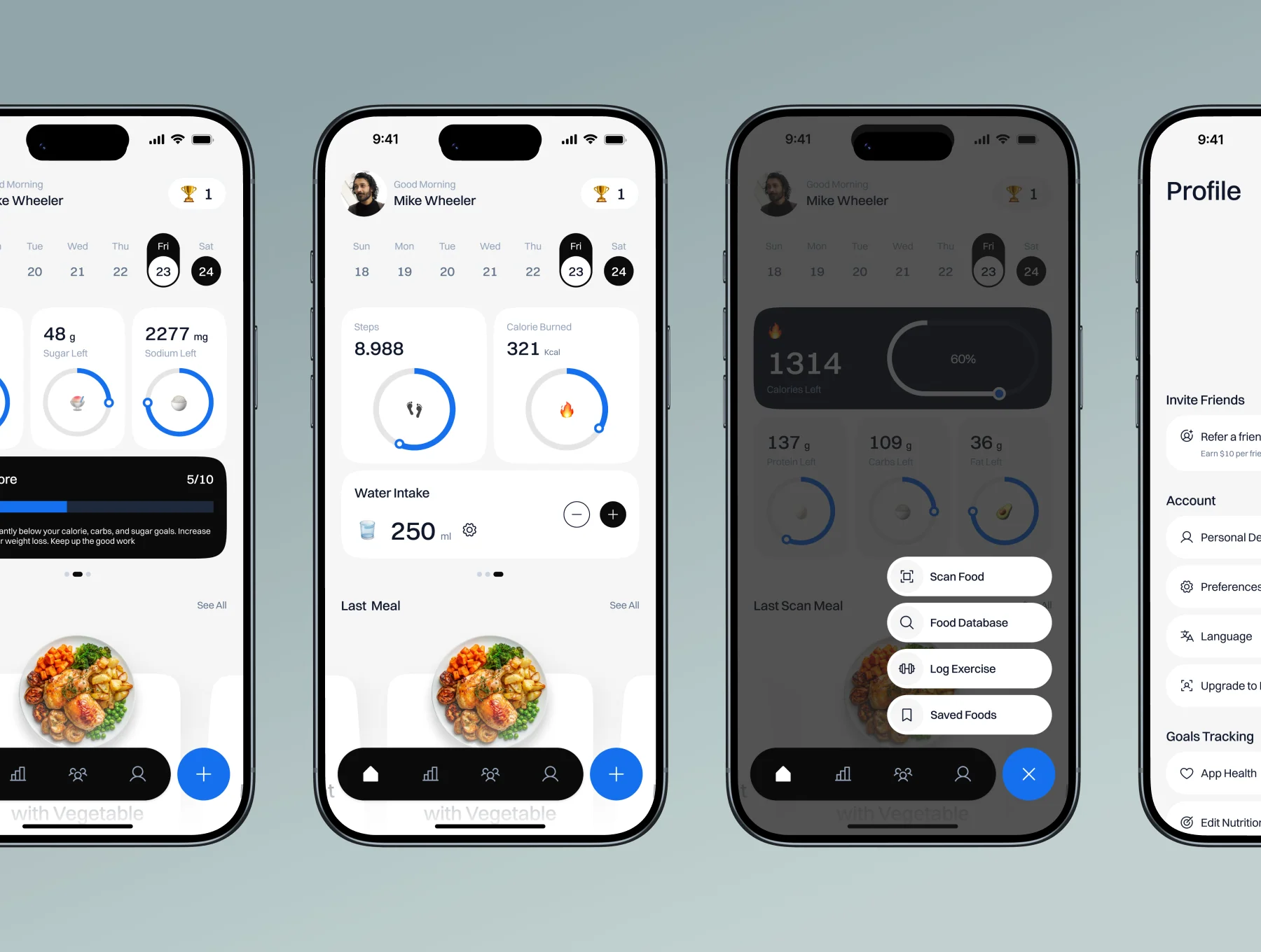 NucaAI – Nutrition & Calories App UI Kit 5