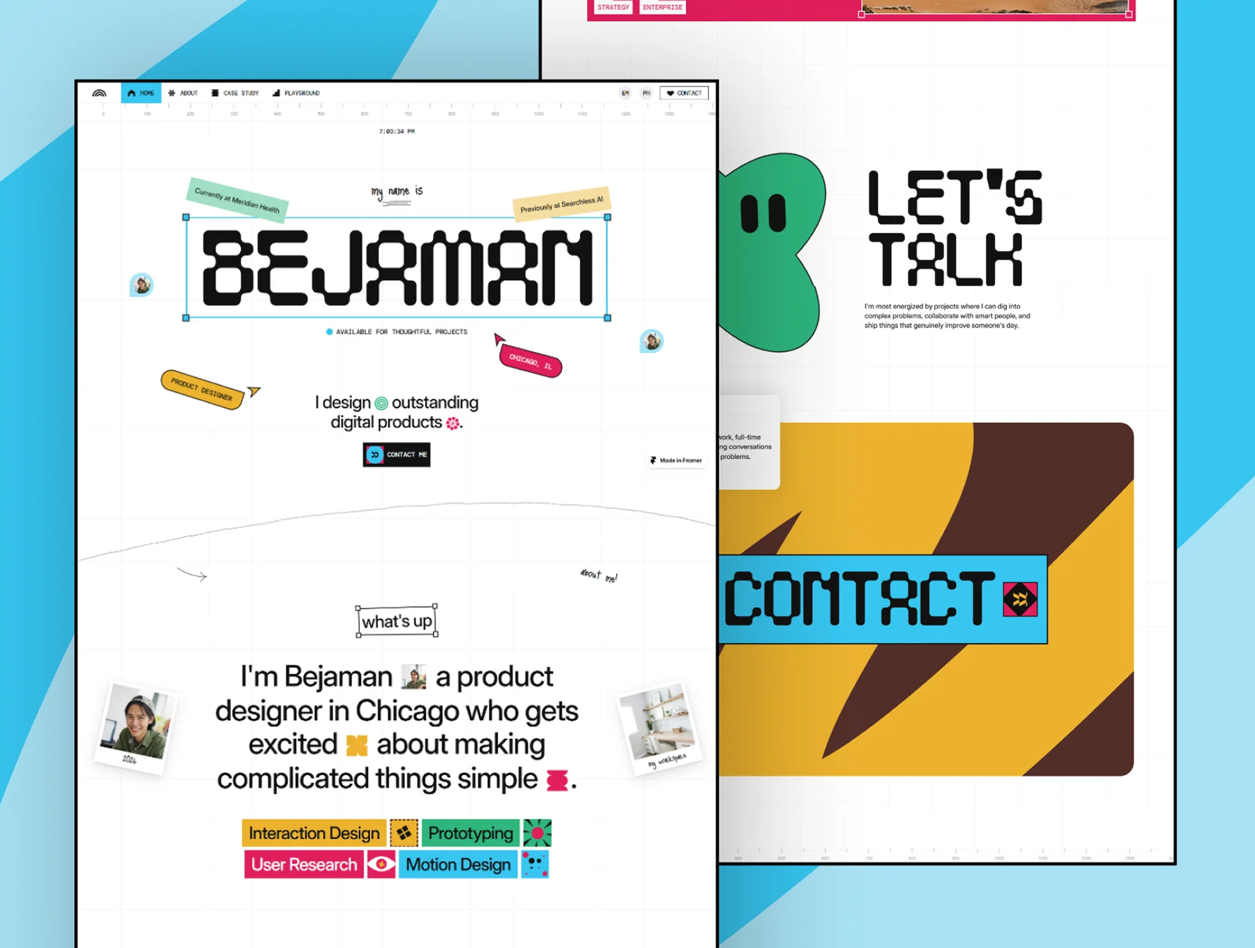 Nudge | Framer Portfolio Template