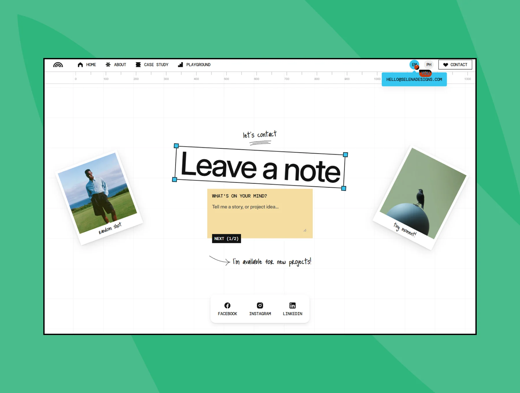 Nudge | Framer Portfolio Template 4