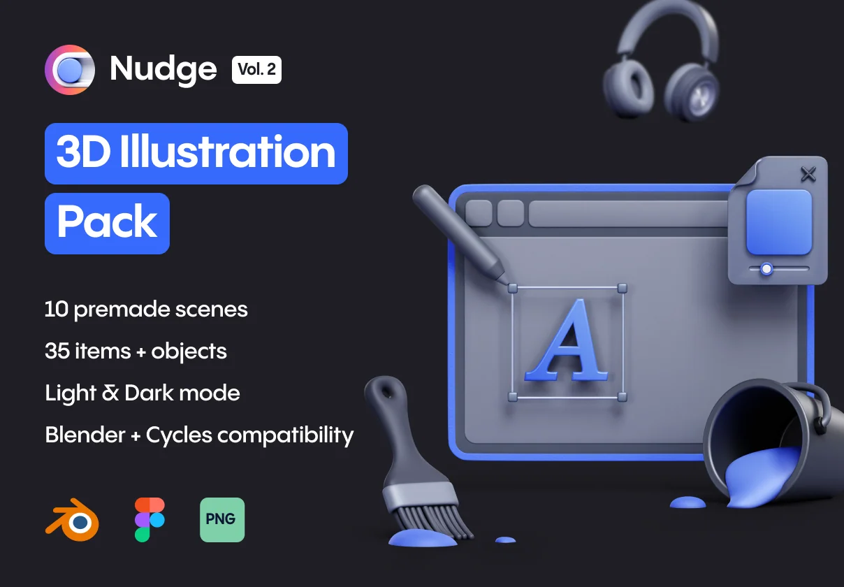 Nudge Vol.2 - 3D Illustration