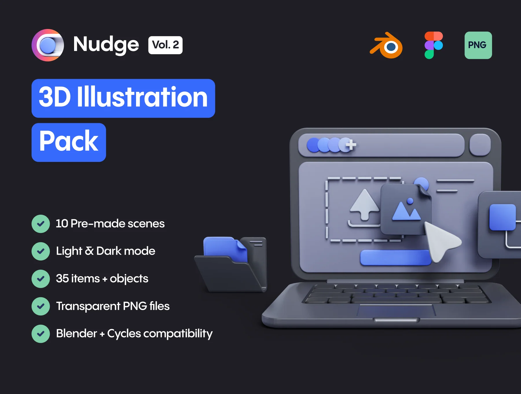 Nudge Vol.2 - 3D Illustration