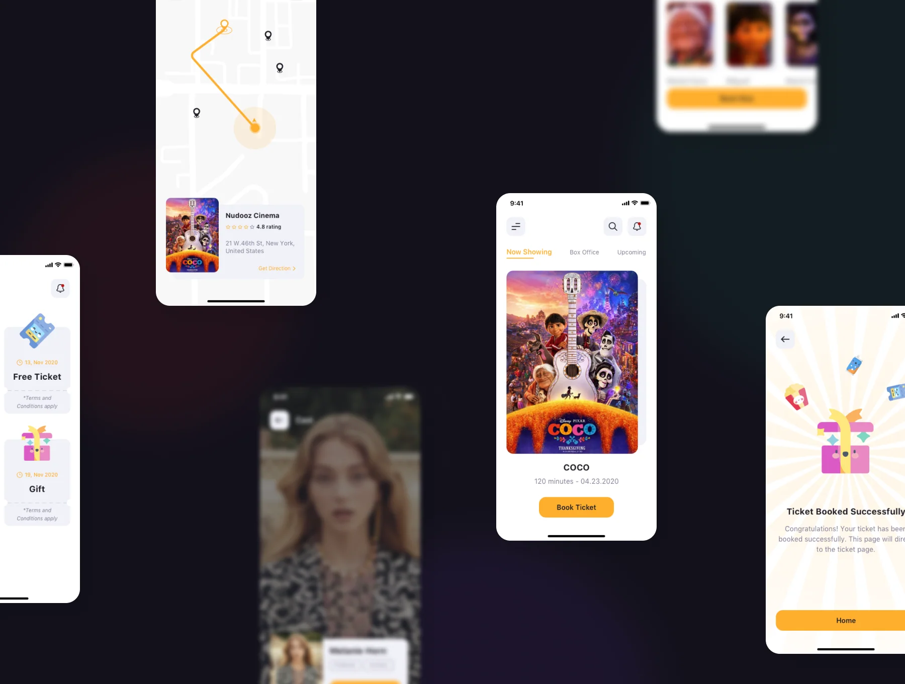 Nudooz - Booking Ticket Cinema UI Kit 5