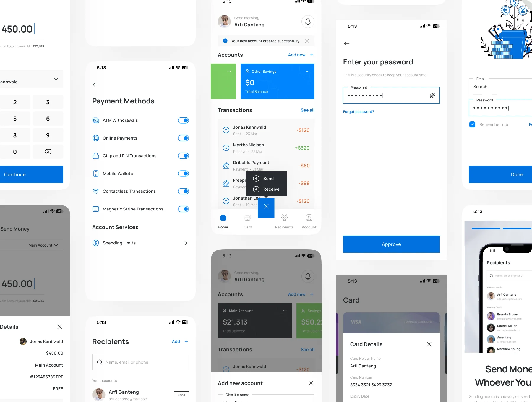 Nuefins - Finance Mobile App UI Kit 6