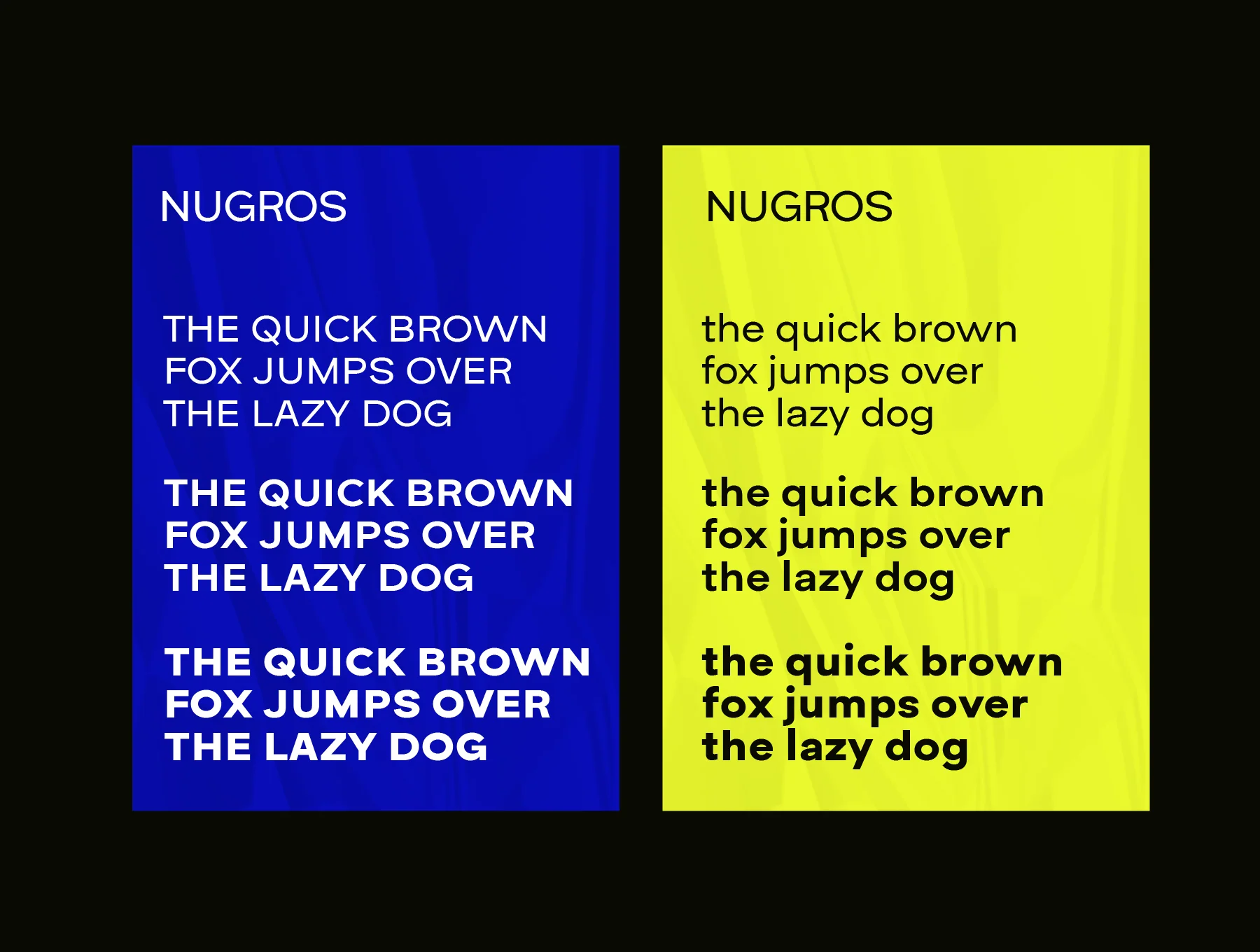 Nugros Sans Serif 3