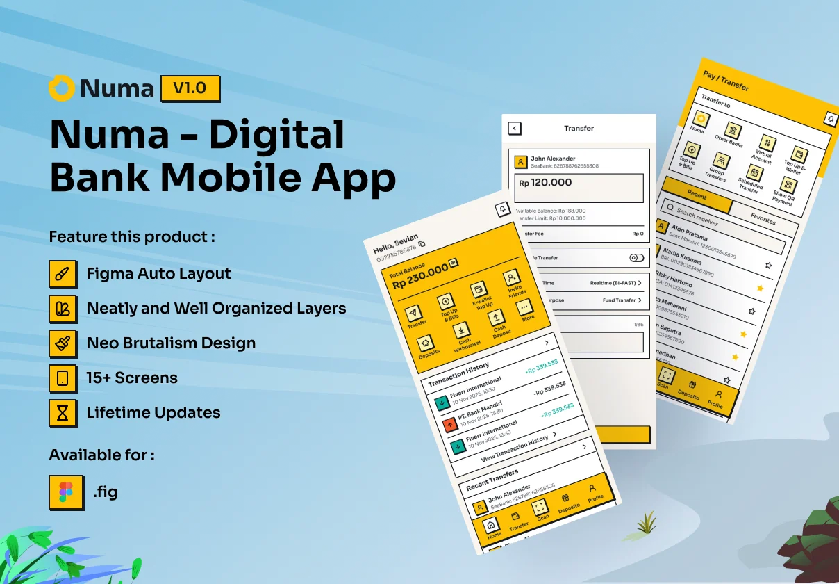 Numa - Digital bank Mobile App (v1.0)