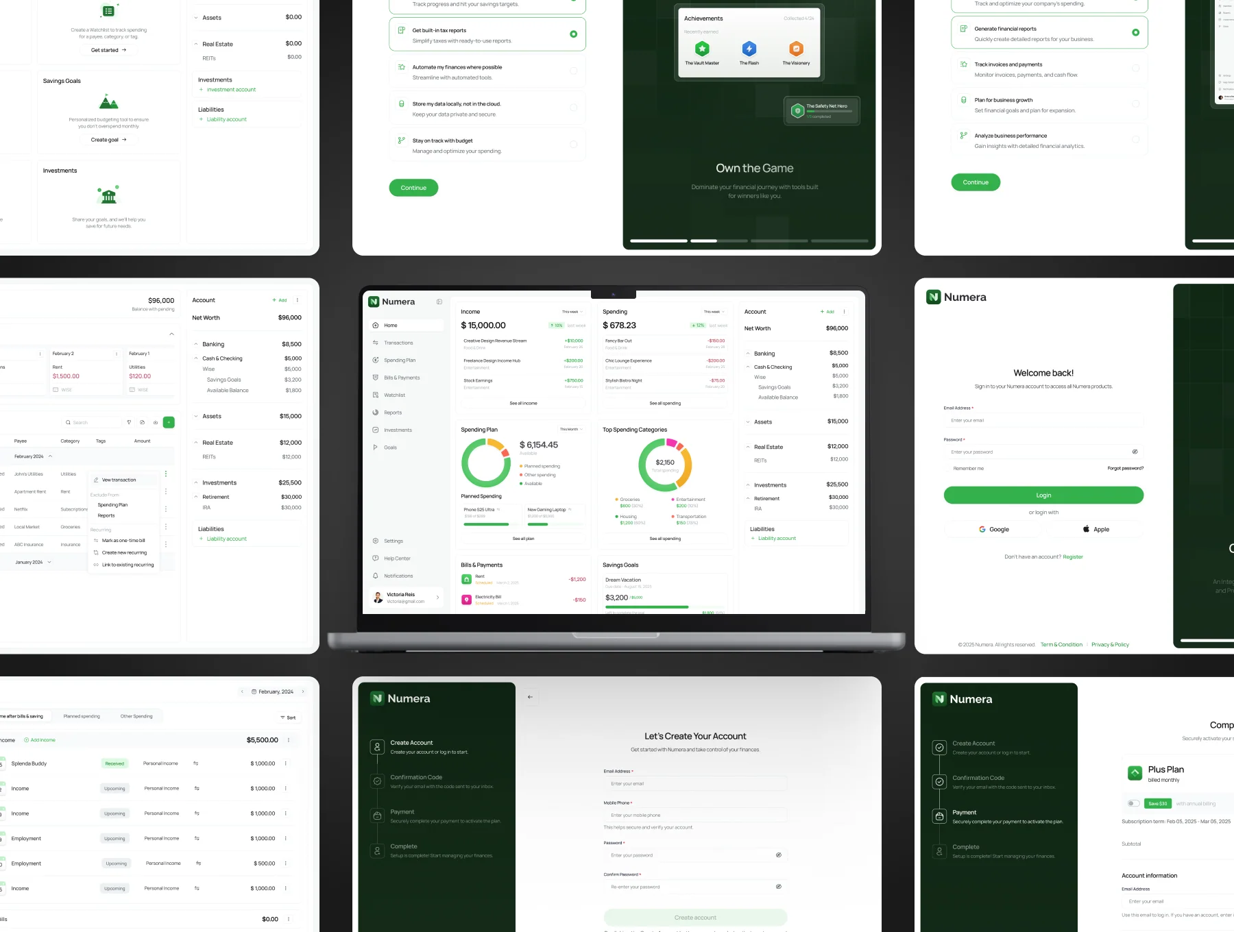 Numera - Finance Dashboard UI Kit 5