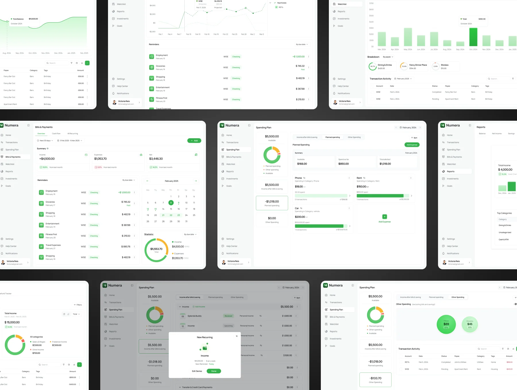 Numera - Finance Dashboard UI Kit 6