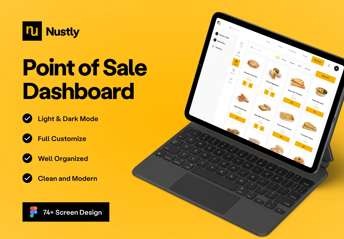 Nustly - Point of sales dashboard