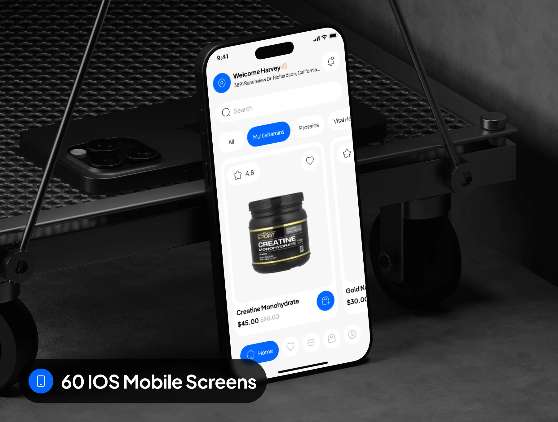 NutraOne - Health Supplement Ecommerce App UI Kit 9
