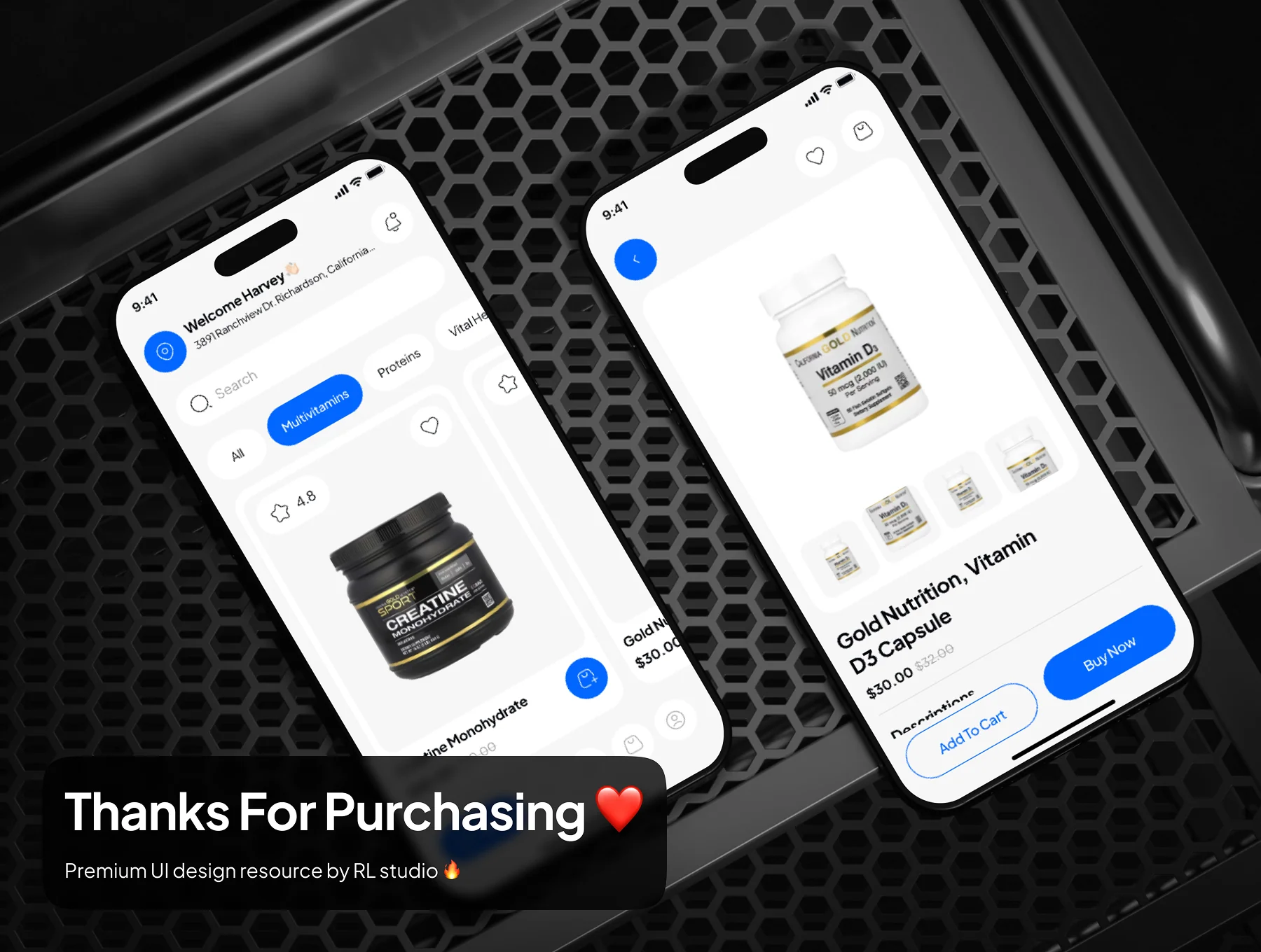NutraOne - Health Supplement Ecommerce App UI Kit 10