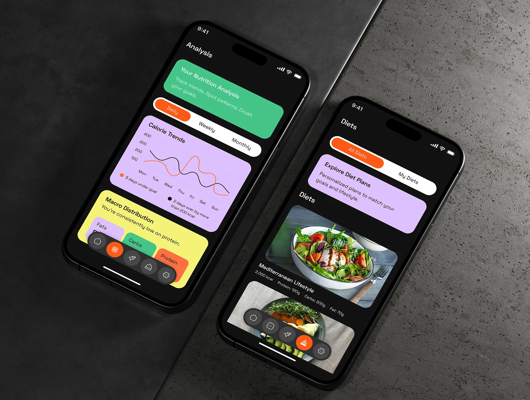 Nutri AI Food Calorie Tracker App UI Kit 5
