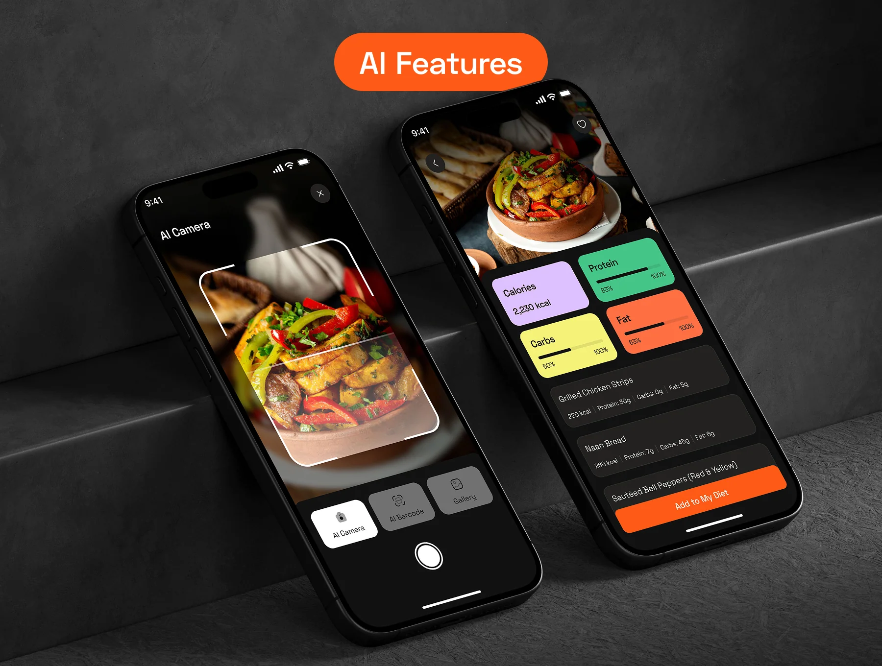 Nutri AI Food Calorie Tracker App UI Kit 6