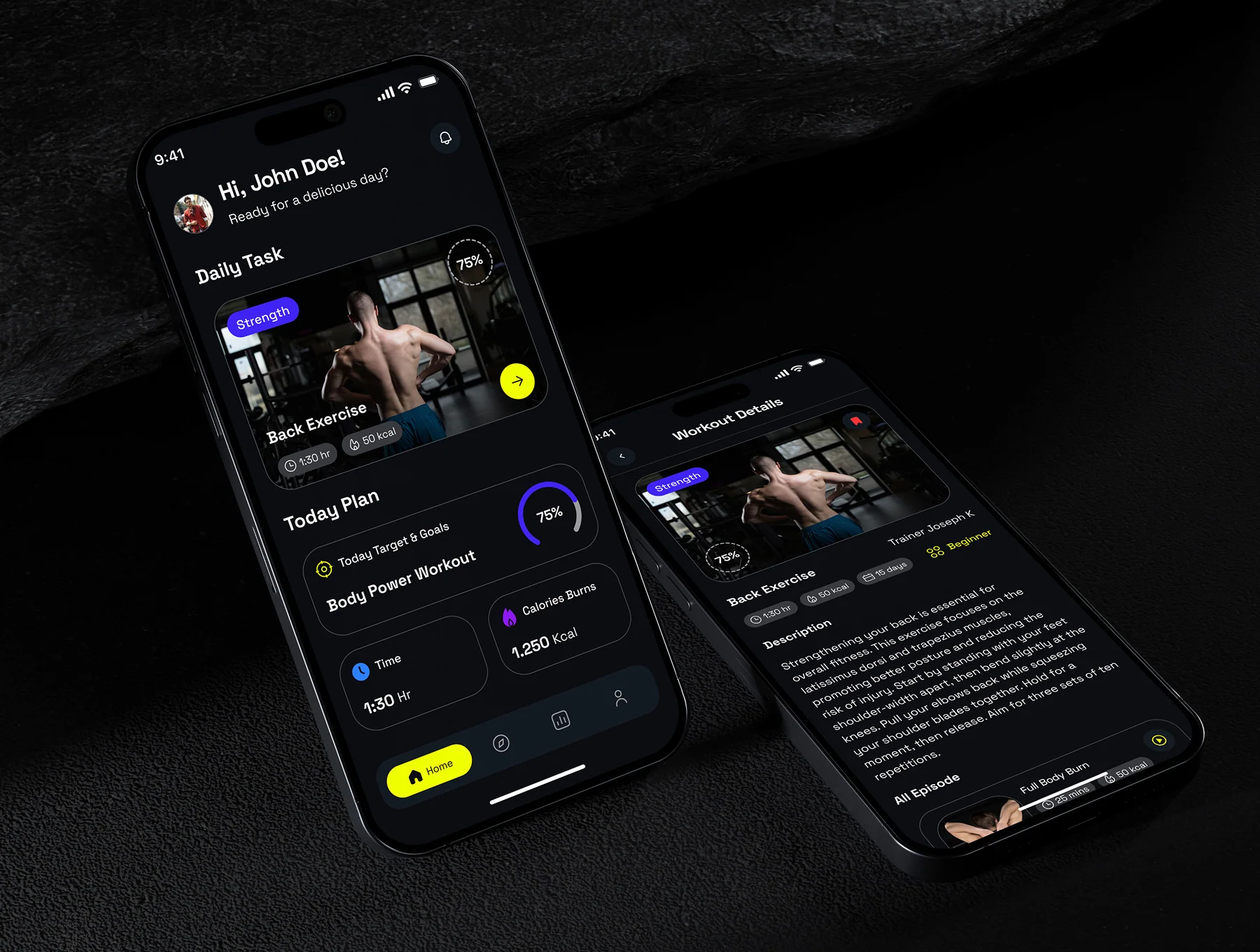 NutriFit- Fitness & Nutrition Mobile App UI Kit 7