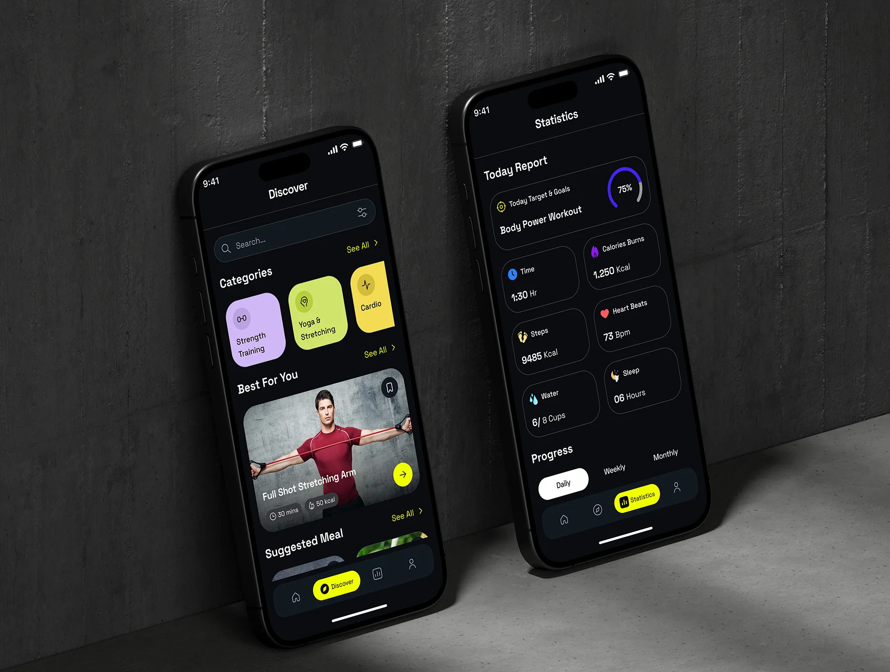 NutriFit- Fitness & Nutrition Mobile App UI Kit 8