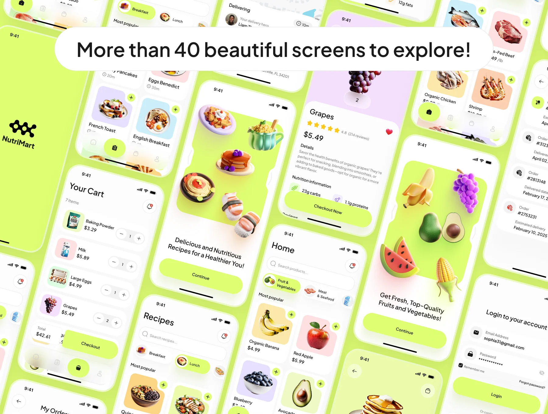 NutriMart - Grocery Shopping App UI Kit 6