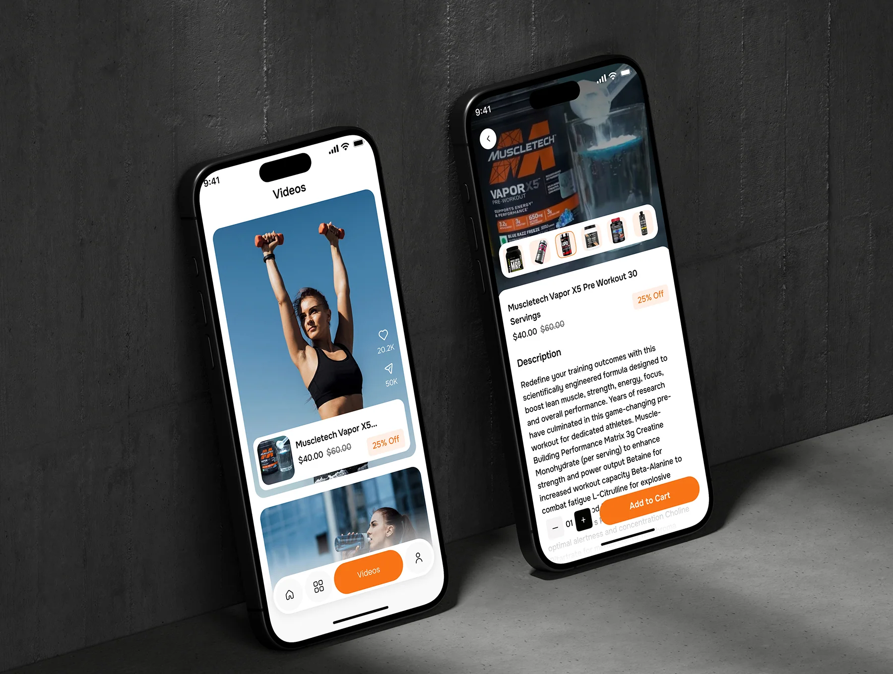 Nutrio - Health Supplements E-commerce App UI Kit 7