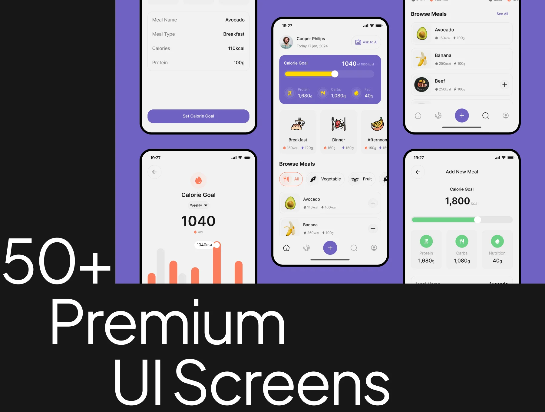 Nutrition AI App UI Kit 5