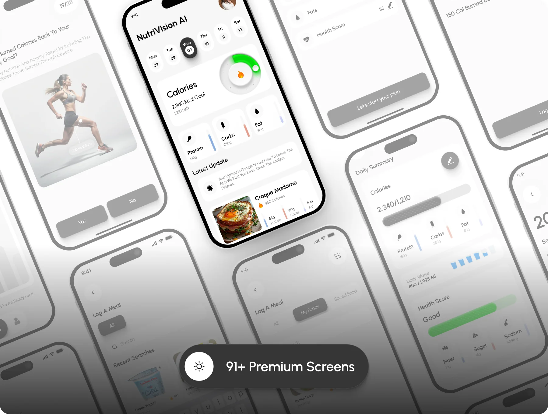 NutriVision AI | Smart Calorie Tracker & Nutrition UI Kit 3