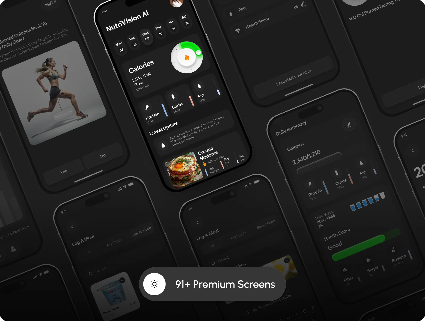 NutriVision AI | Smart Calorie Tracker & Nutrition UI Kit 4
