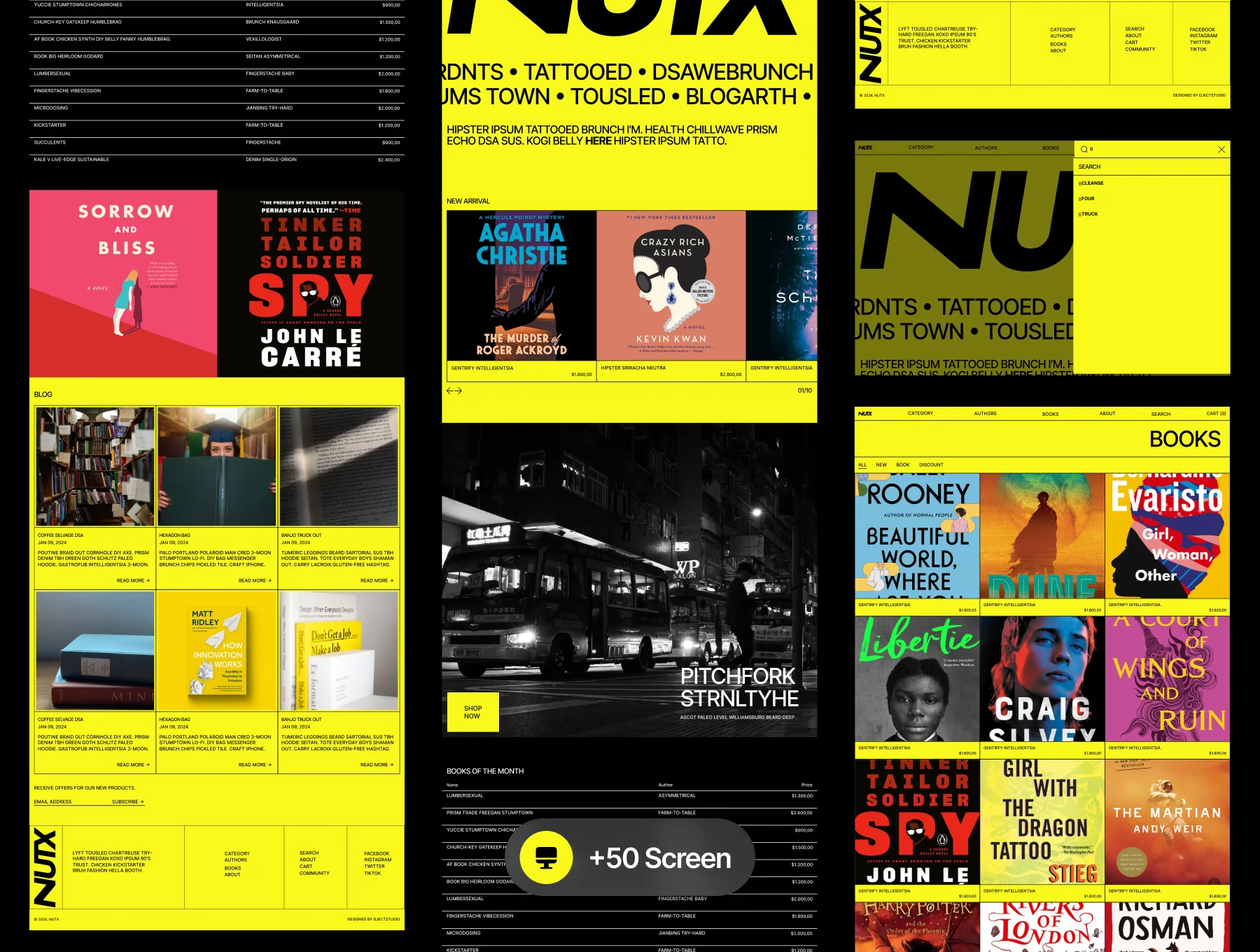 Nutx - Book Store Website 3