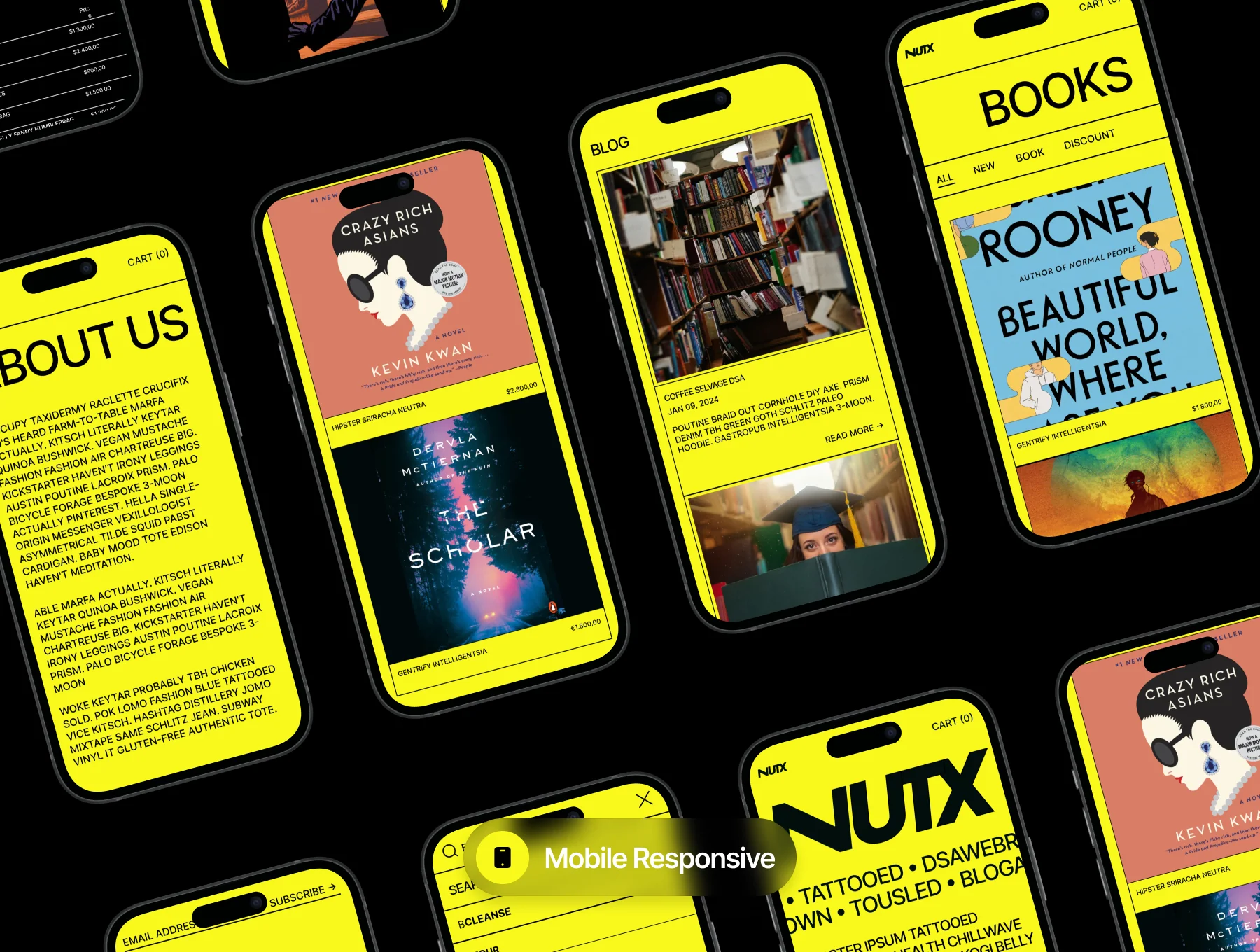 Nutx - Book Store Website 4