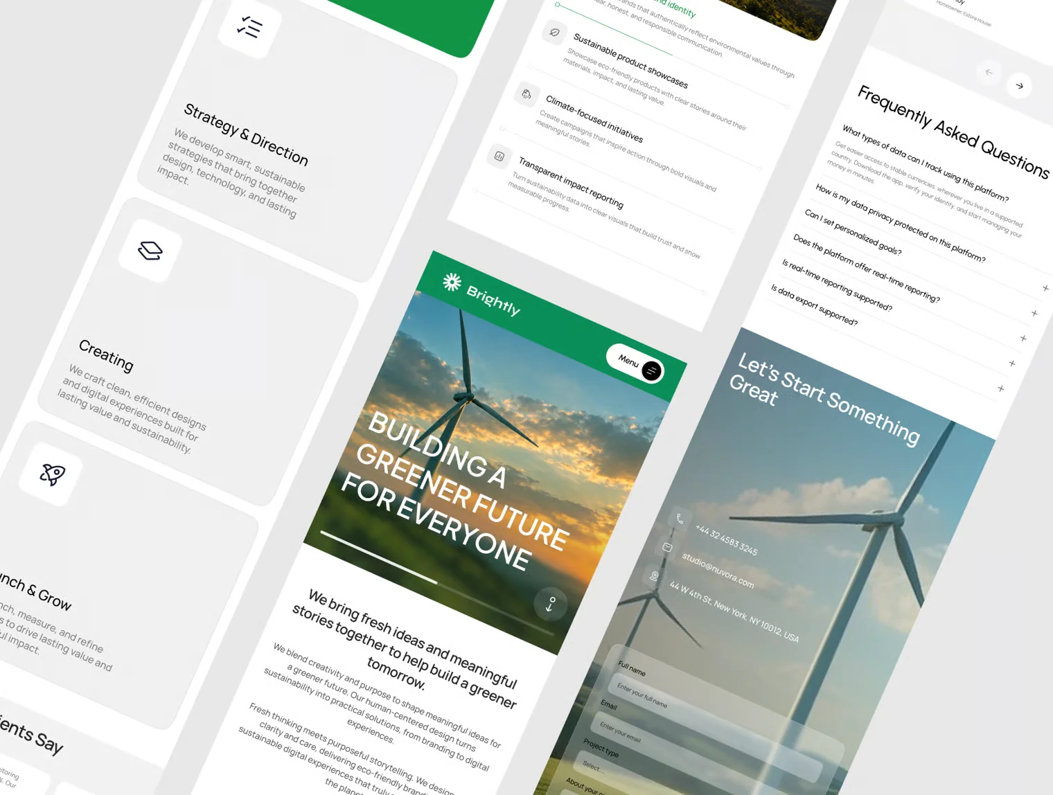 Nuvora : Modern Sustainability Website Template 2