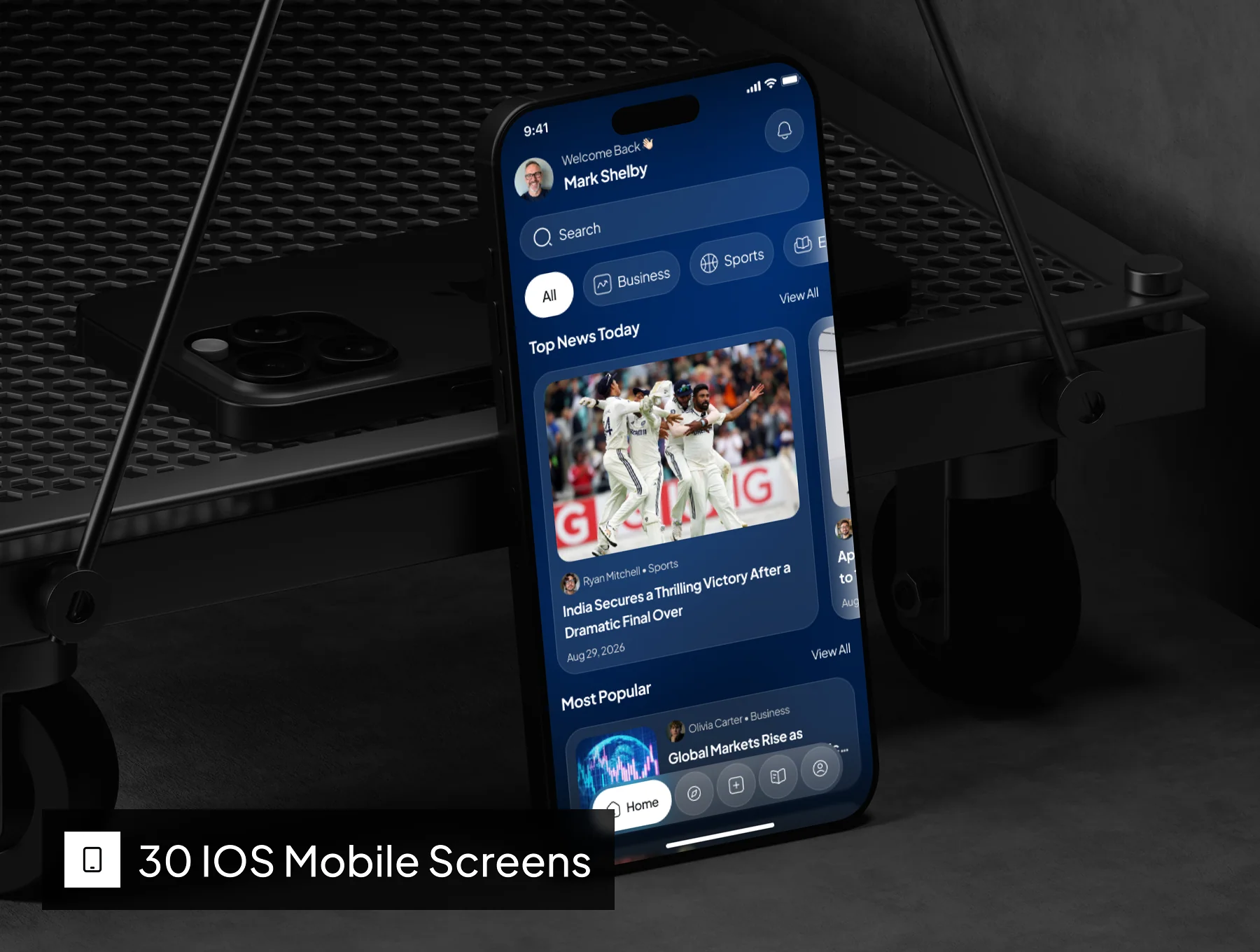 nvois - News App UI Kit 9