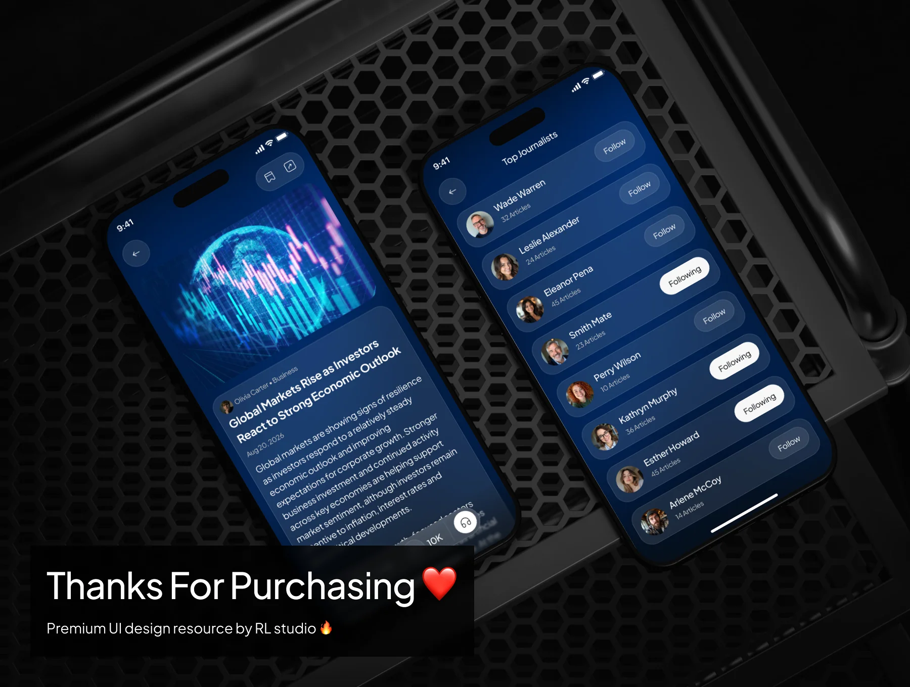 nvois - News App UI Kit 10