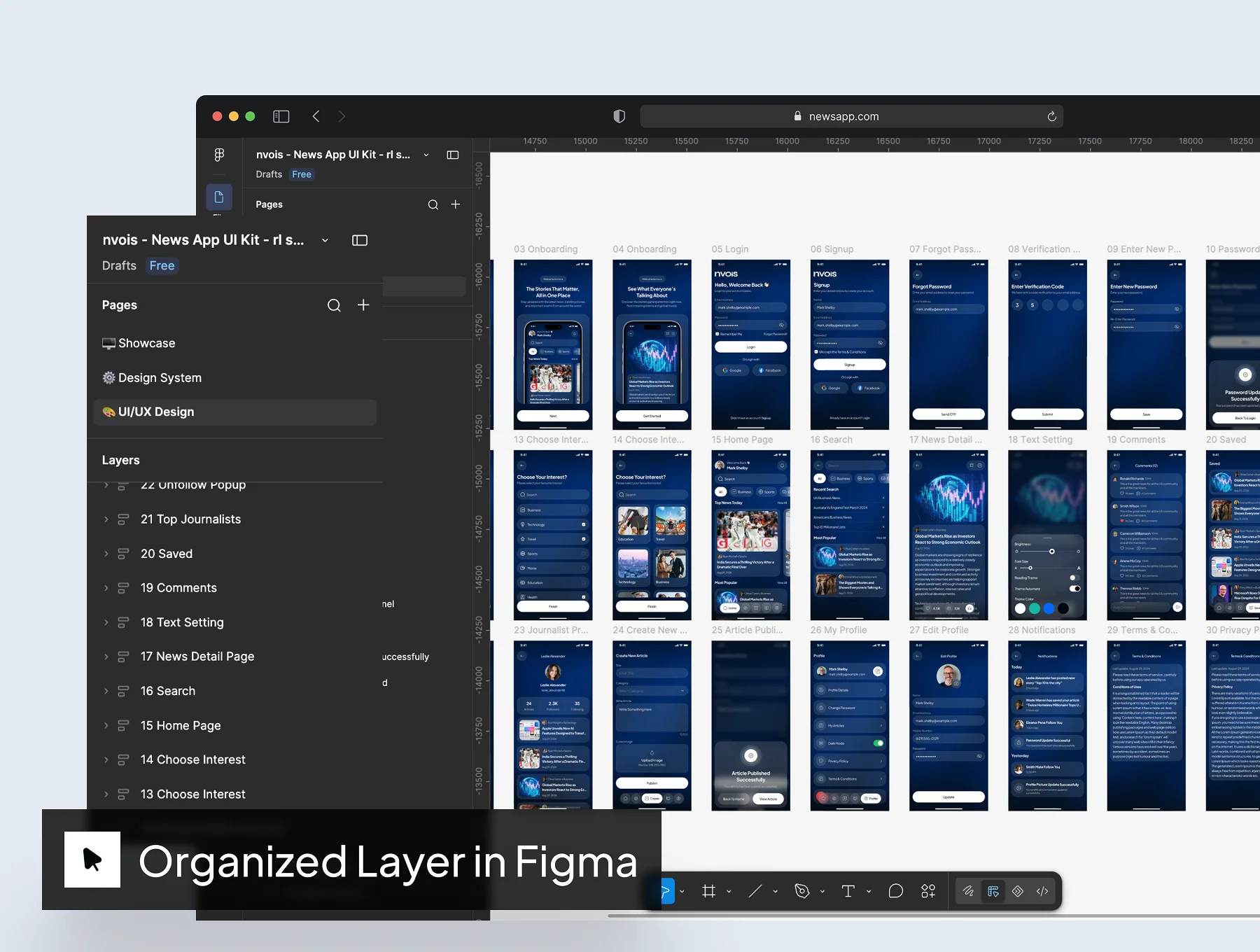 nvois - News App UI Kit 8