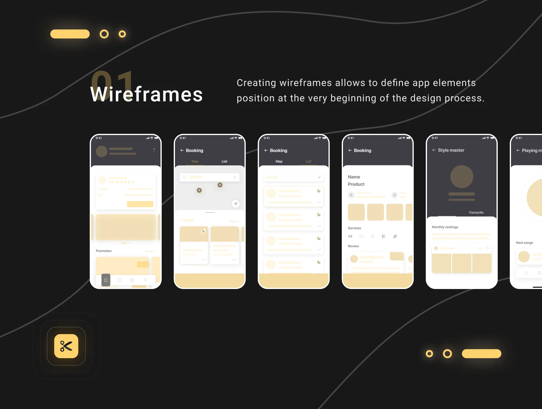 O&A - Haircut Booking UI Kit 3