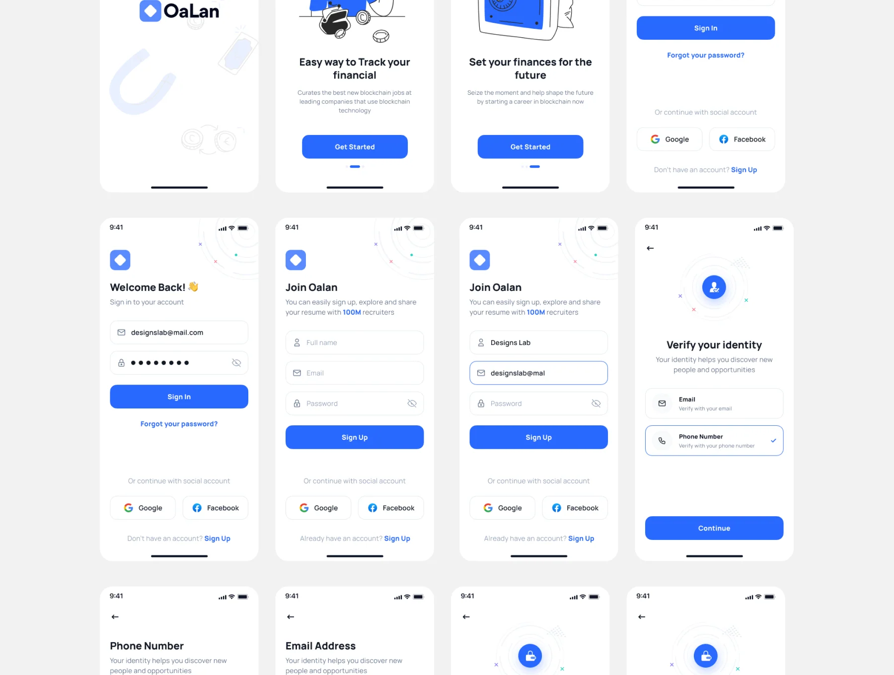 Oalan-Mobile Banking App Figma UI Template 4