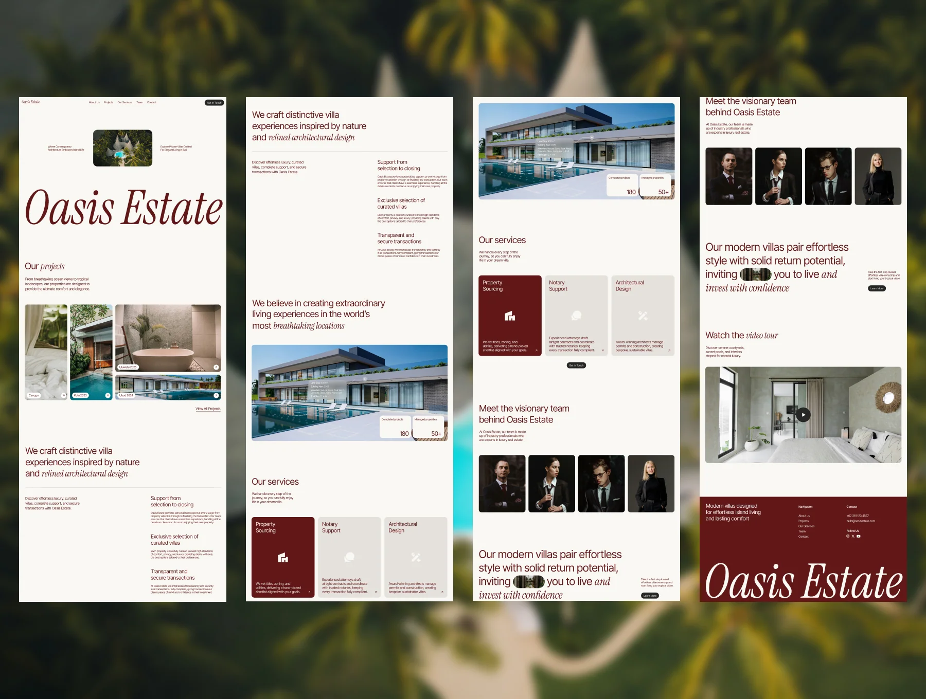 Oasis Estate – Clean & Minimal Real Estate UI Kit 4