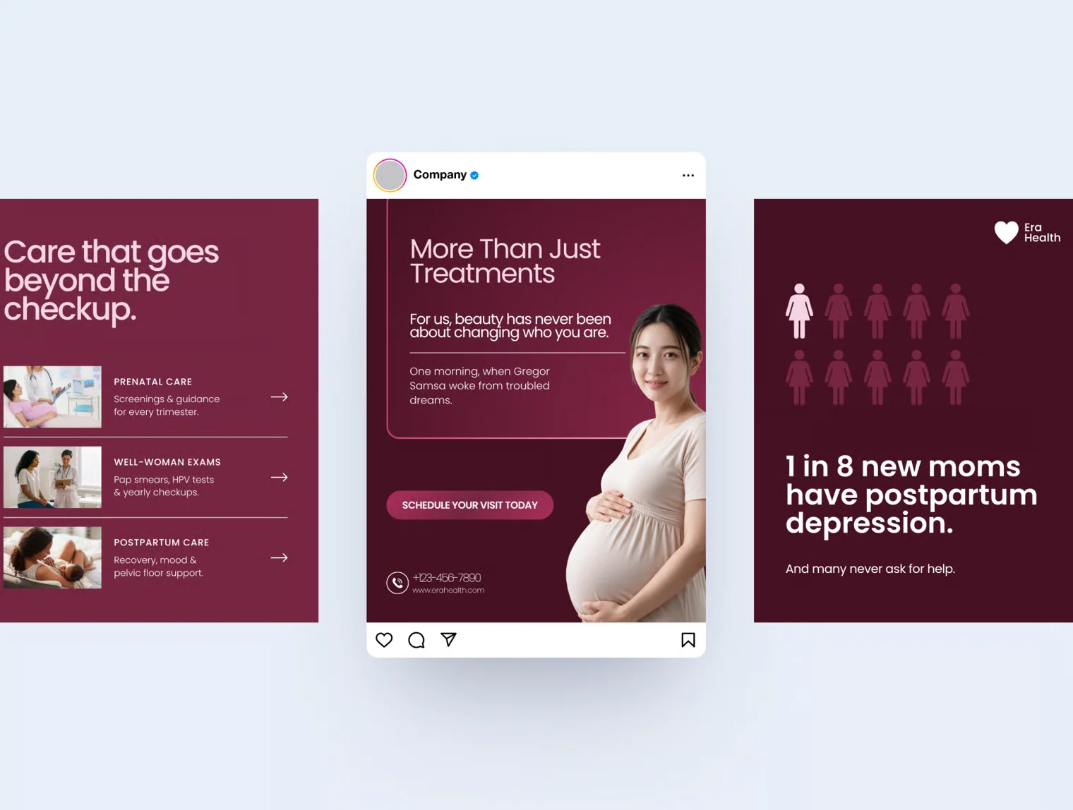 OBGYN Social Media Templates for Women's Health Clinics 4