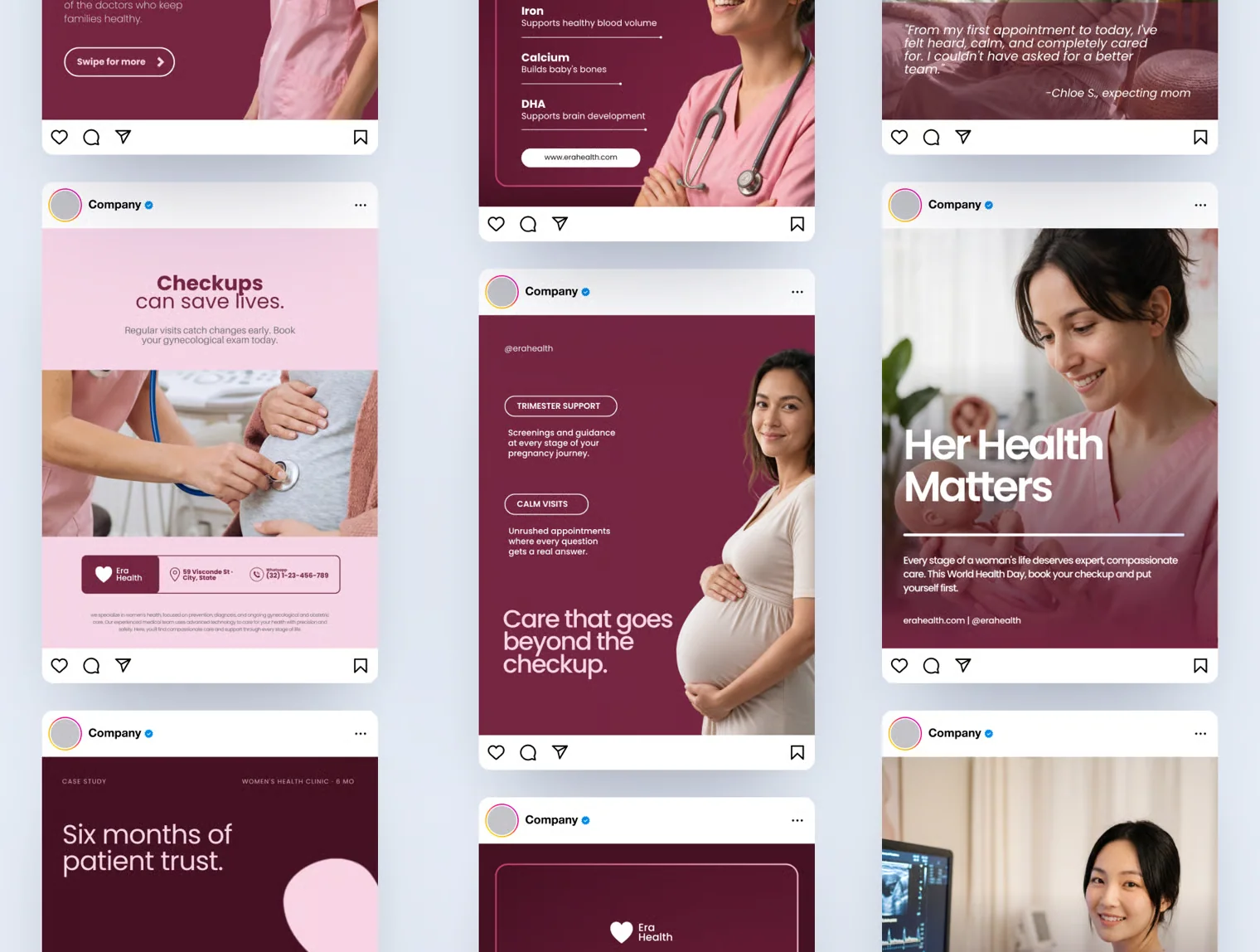 OBGYN Social Media Templates for Women's Health Clinics 5