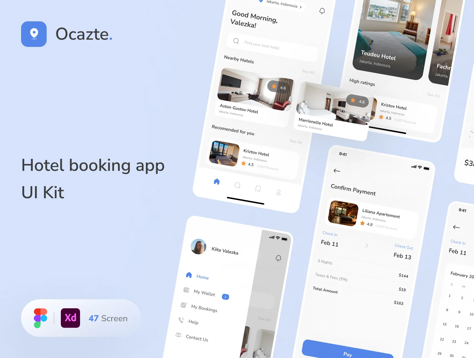 Ocazte - Hotel Booking App