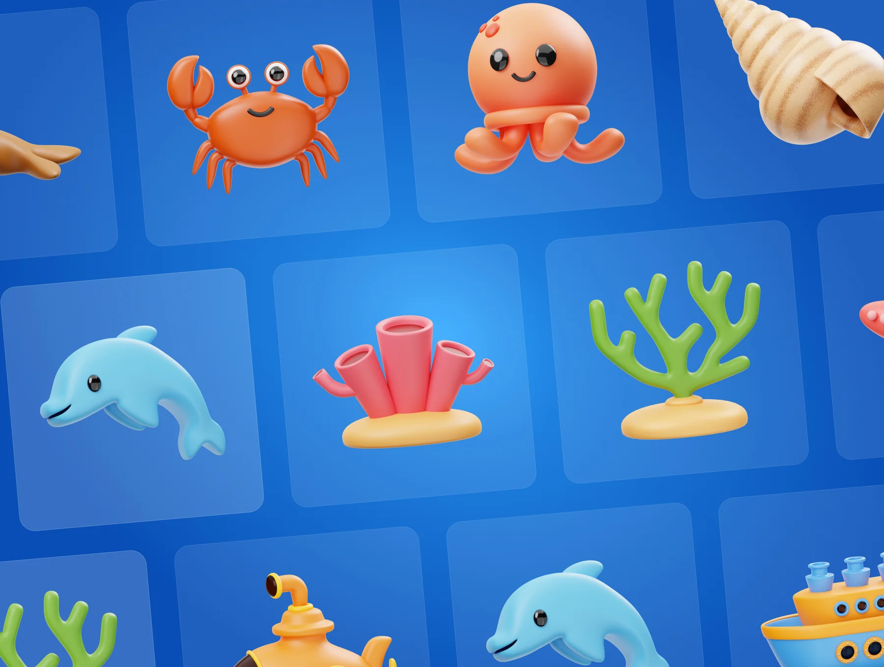 Ocean 3D Icon 5
